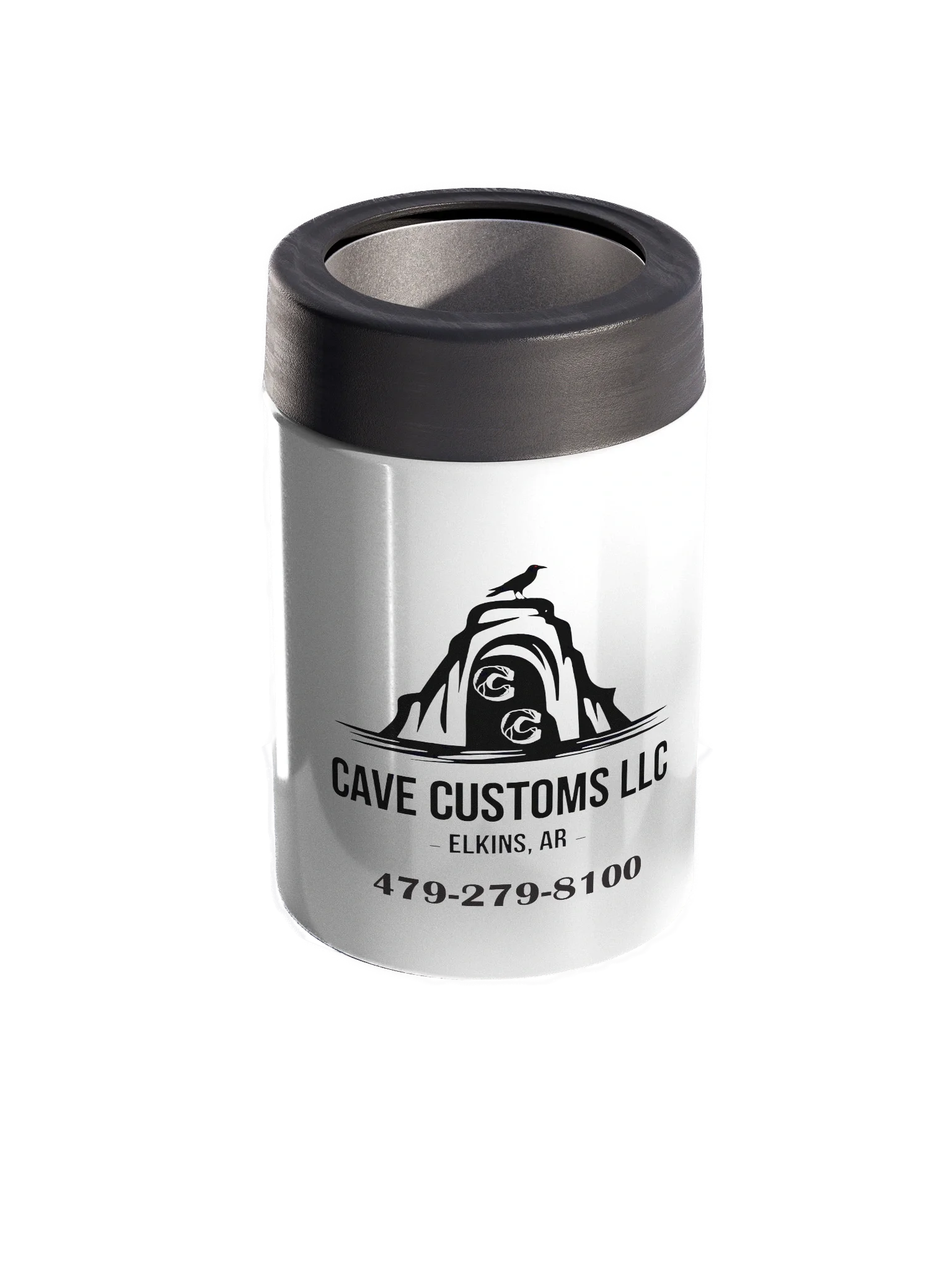 Cave Customs Stainless Steel Koozie product image (1)