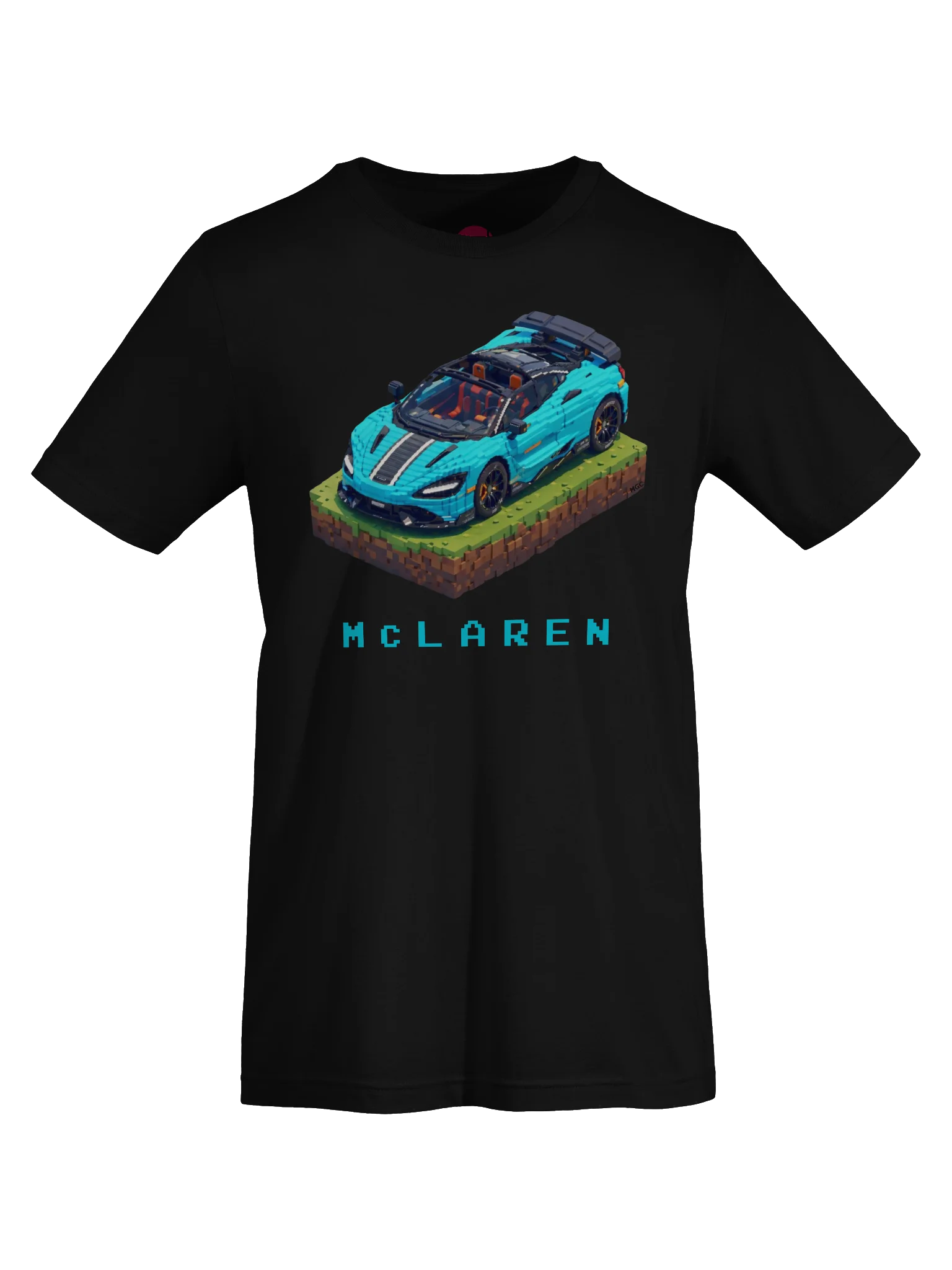 Tokyo Cyan McLaren 765LT Spider Shirt (Pixel, Retro, Minecraft) product image (55)