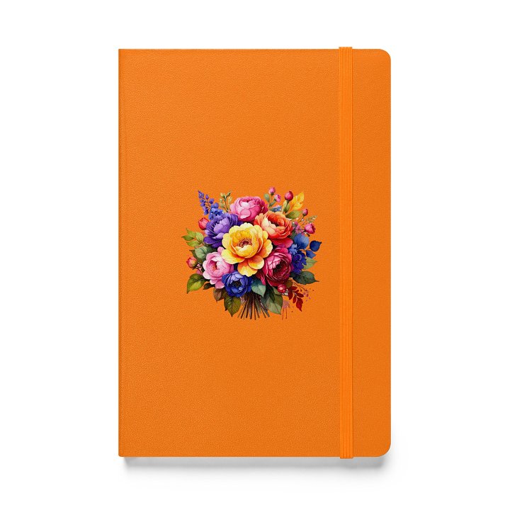 Columbia Road Market Hardcover Notebook (Floral Orange) product image (1)