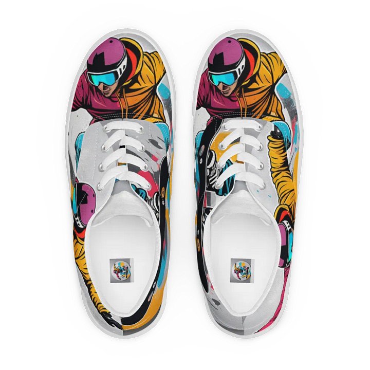 Energetic Snowboarder Canvas Shoes product image (2)