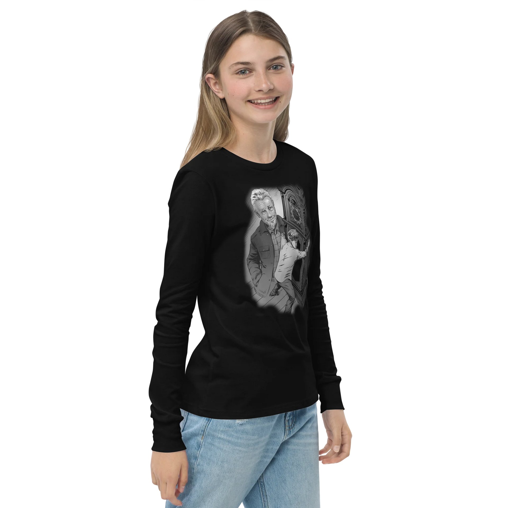 The Clockwork Thief - Pap & Aaron - Bella+Canvas Youth Long Sleeve T-Shirt product image (4)