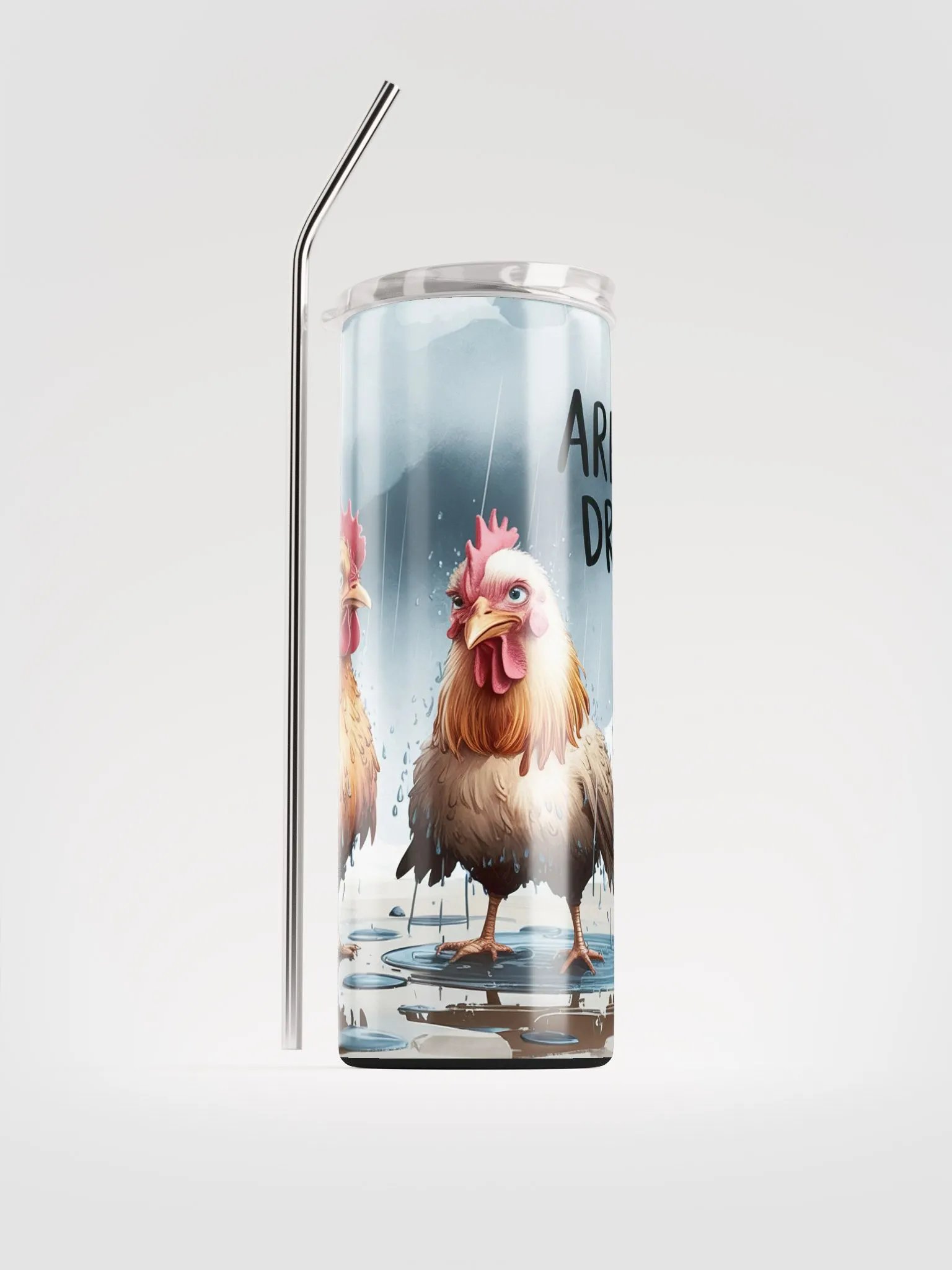 Quirky Chickens Stainless Steel Tumbler product image (2)