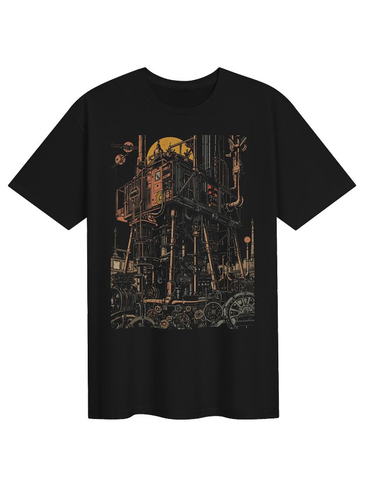Industrial Sci-Fi Tower T-Shirt product image (1)