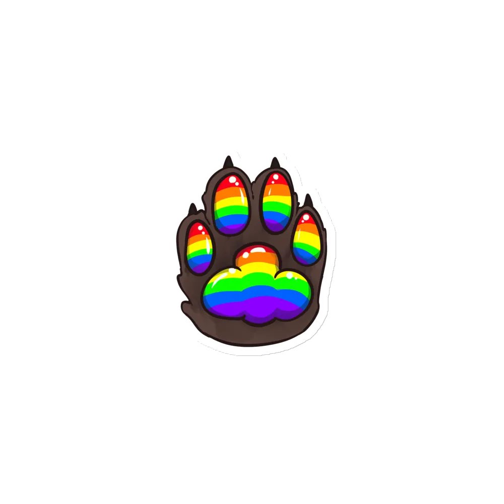 Pride Paw Magnet product image (1)
