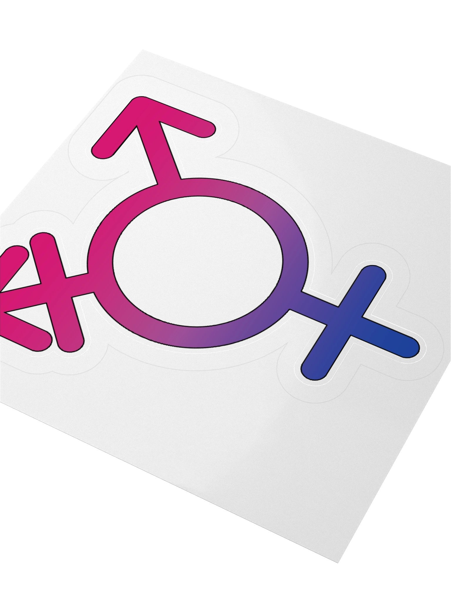 Bisexual Transgender Symbol Sticker product image (9)