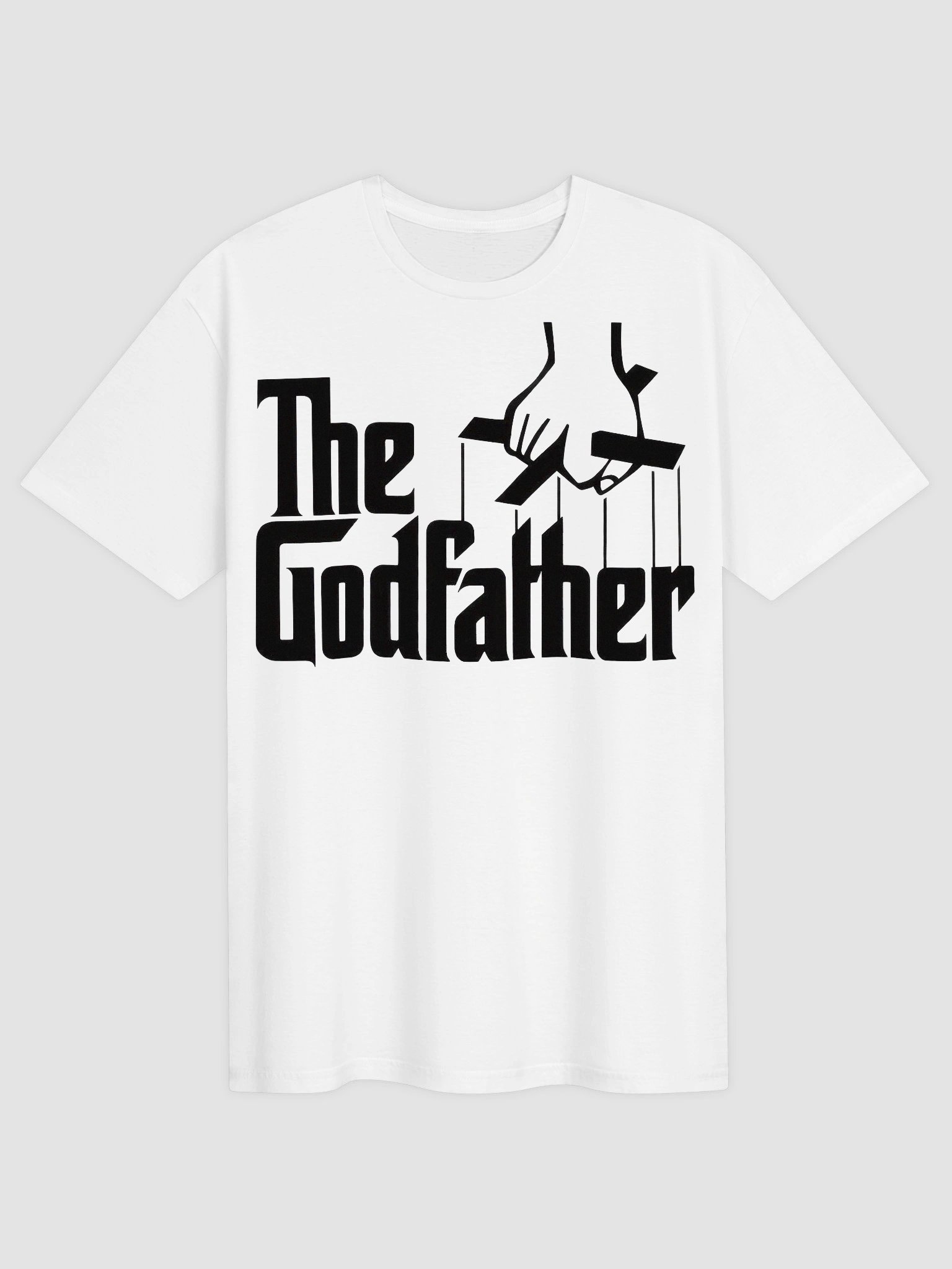 The Godfather Logo Graphic Tee | Marionette Hand Minimalist Design | Classic Film Collector Shirt product image (1)