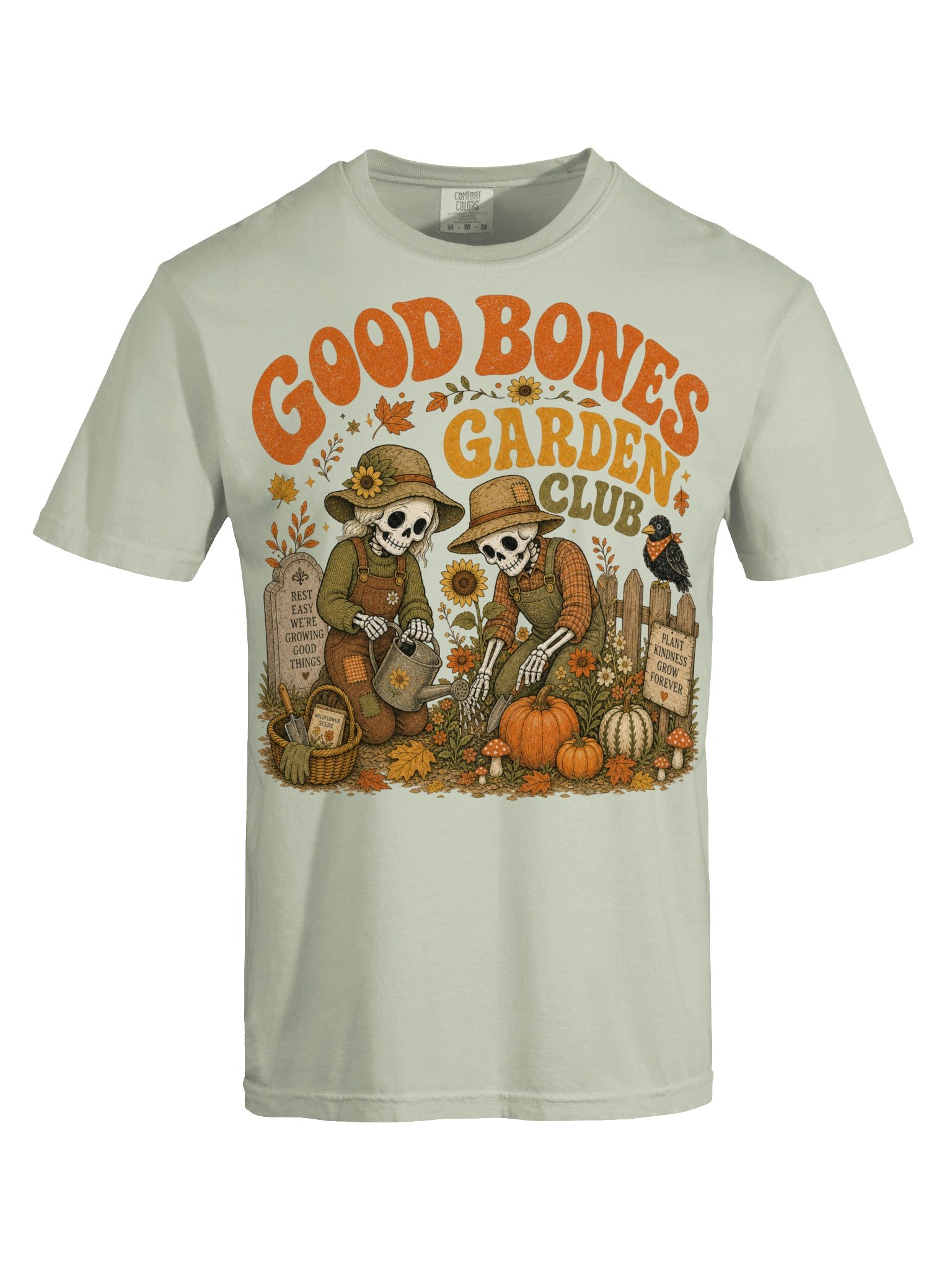 Good Bones Garden Club Skeleton Garden T-Shirt product image (171)