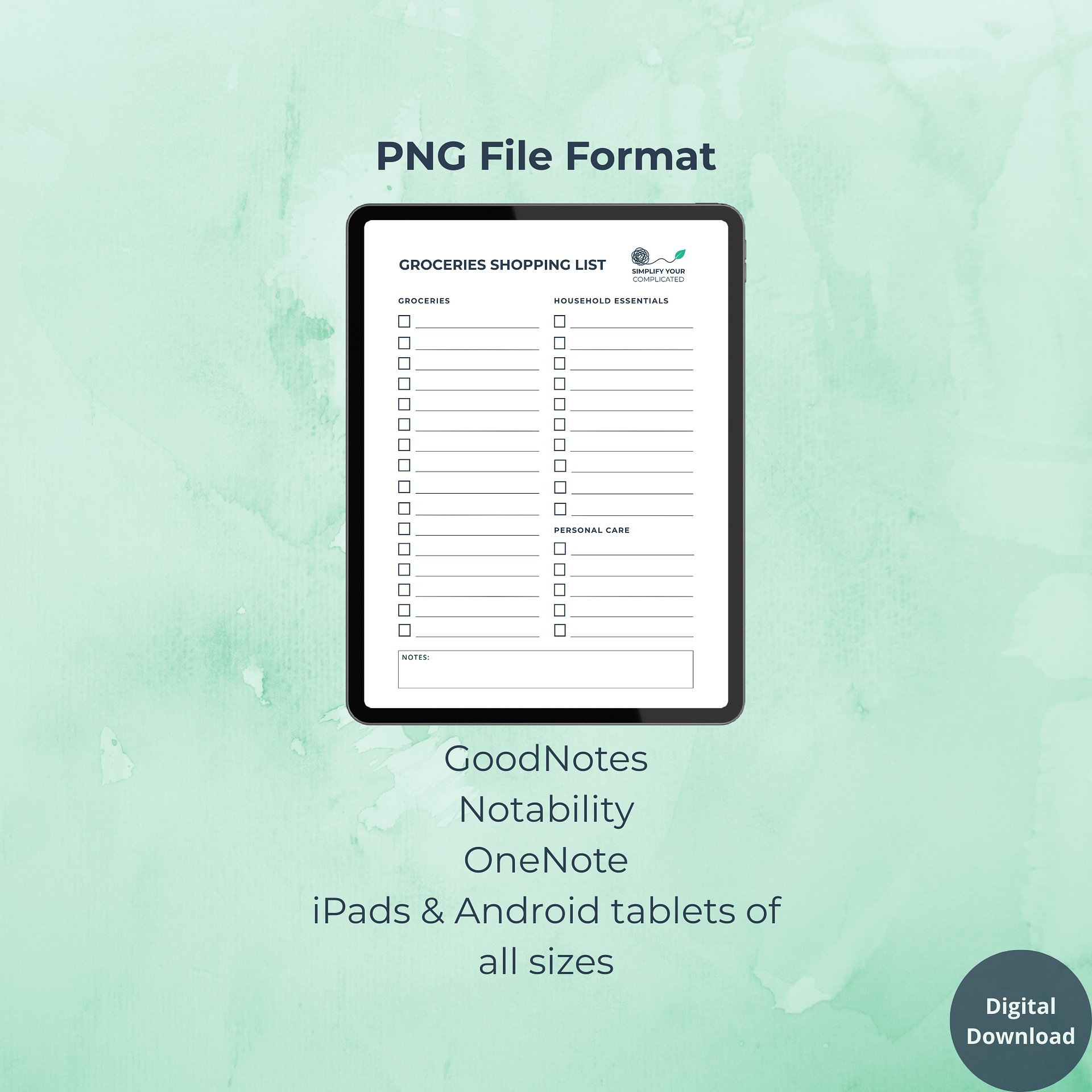 Groceries Shopping List product image (4)