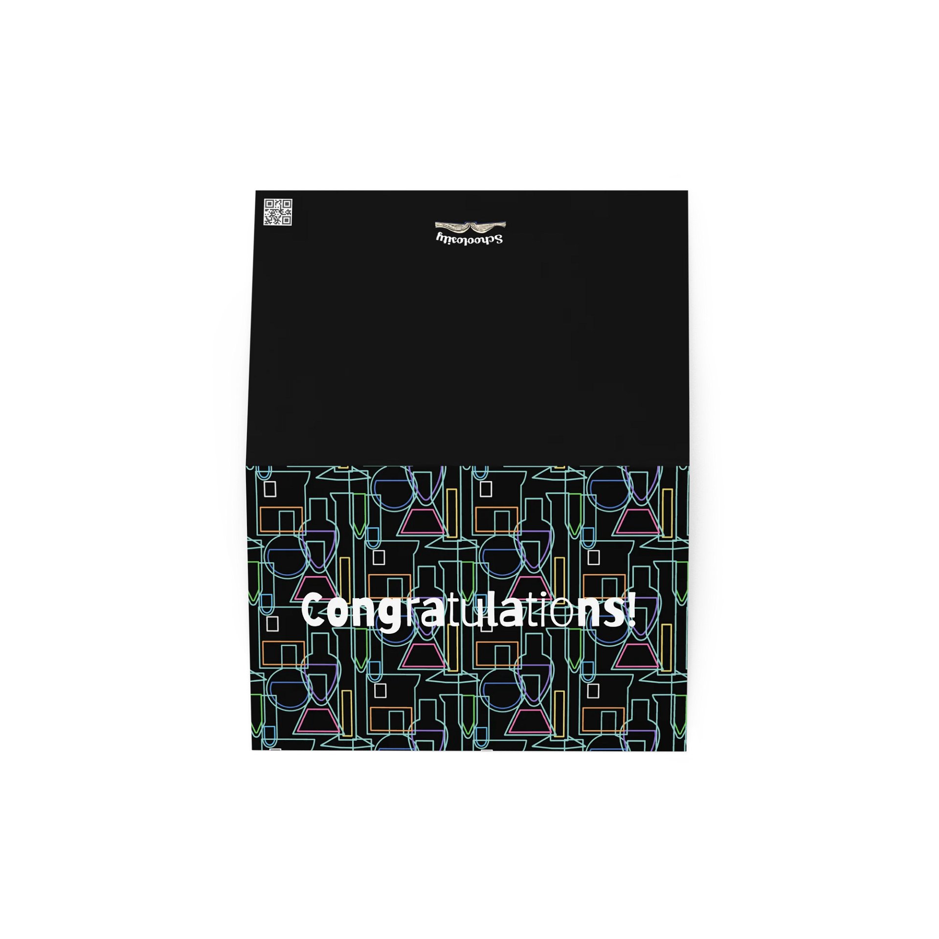 Chemistry Lab Lines Graduation Card product image (2)