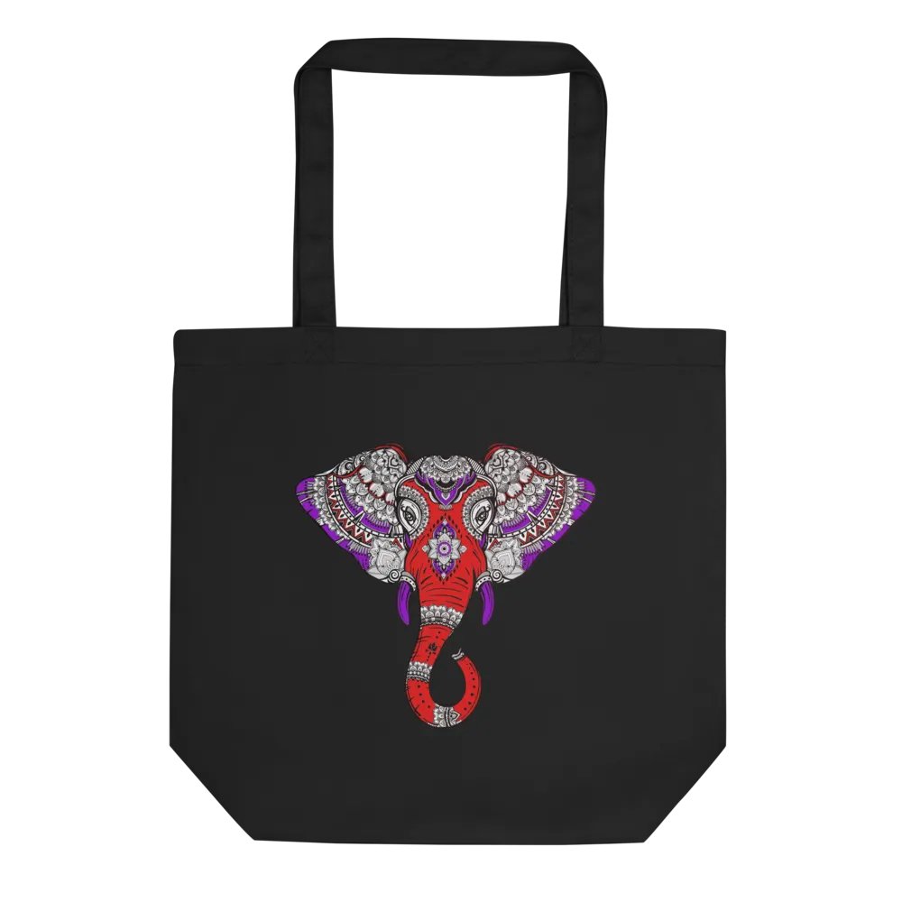 Indian Elephant Canvas Tote product image (1)