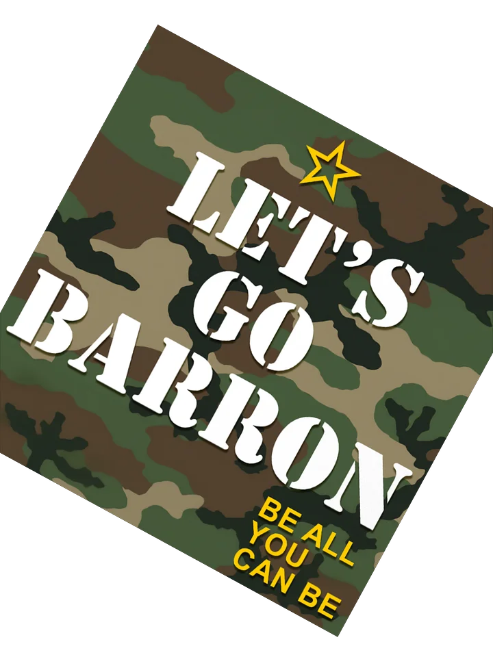 Let's Go Barron Camo Sticker product image (6)