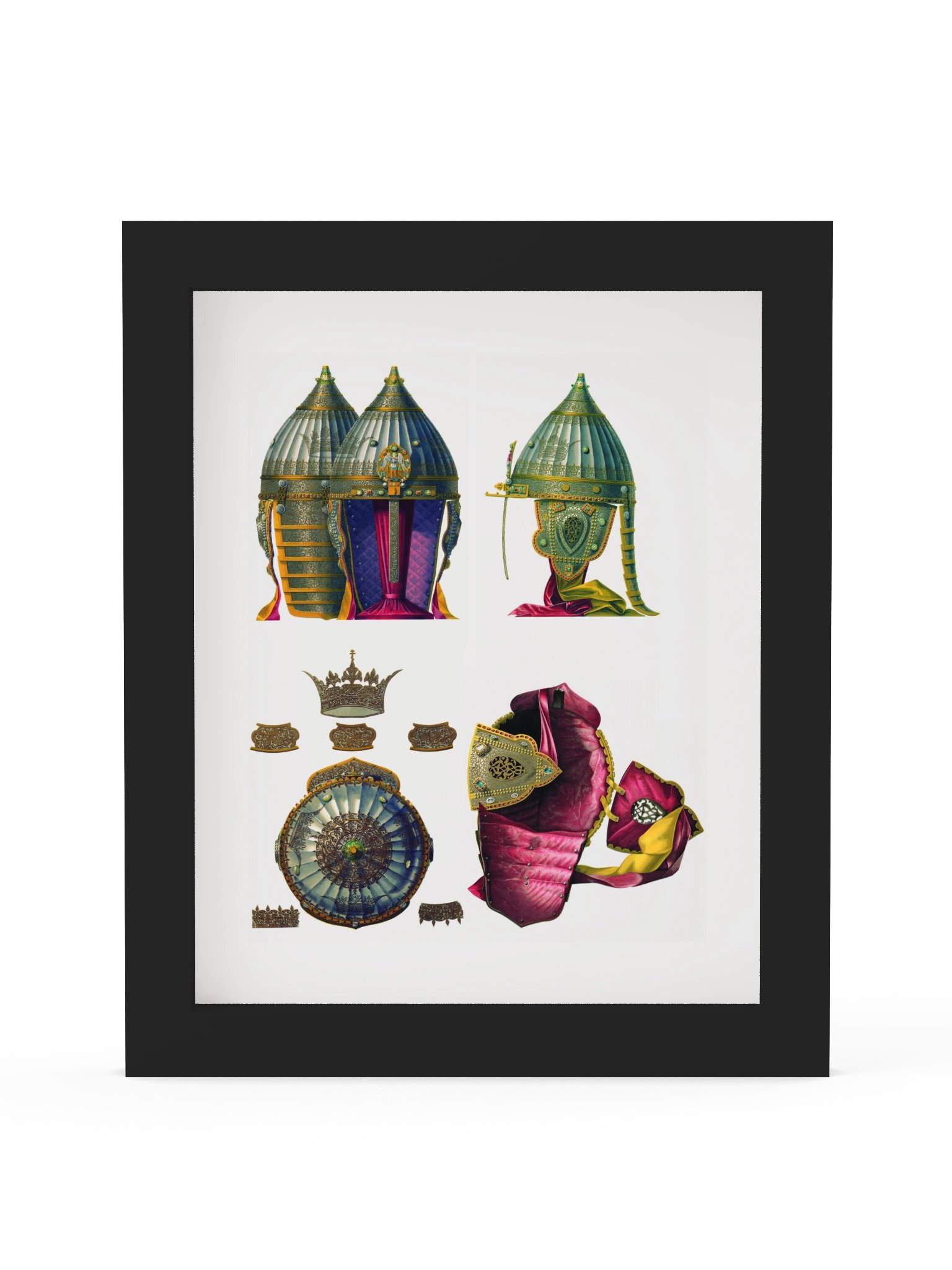 Saint Alexander Nevsky Helmet Framed Print product image (1)