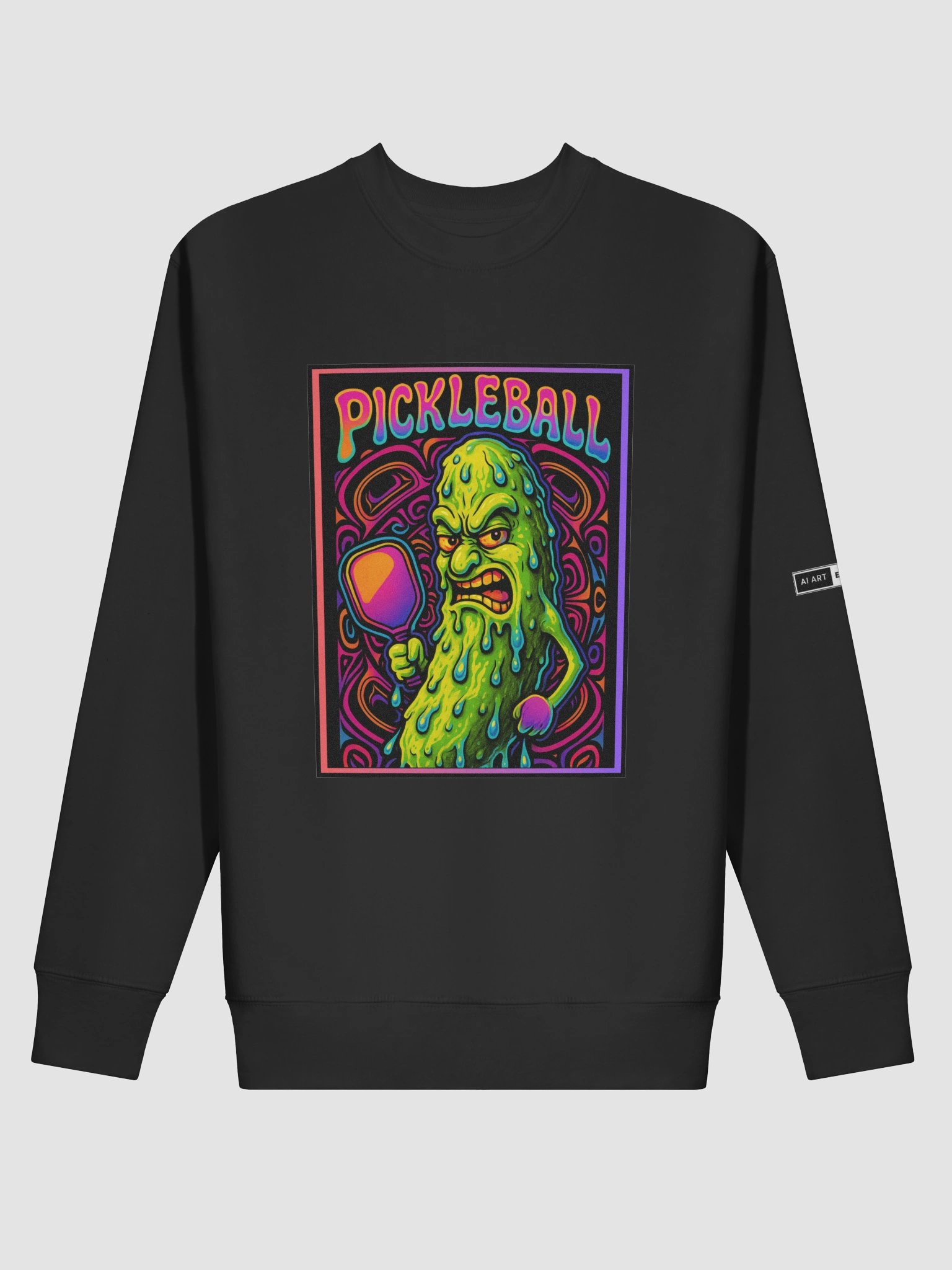 "PICKLEBALL" premium cotton sweatshirt product image (1)