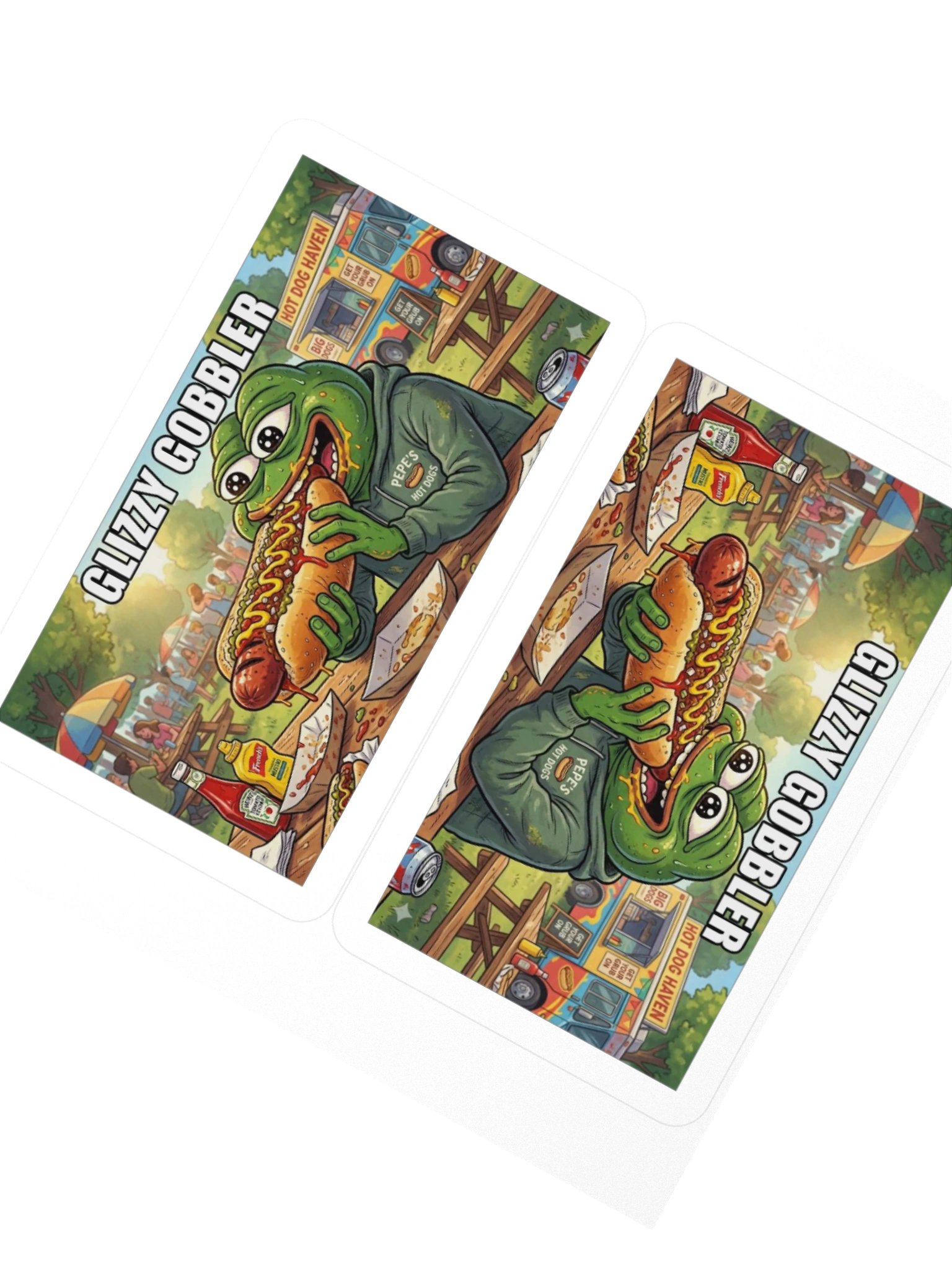 GLIZZY GOBBLER KISS CUT STICKERS product image (5)
