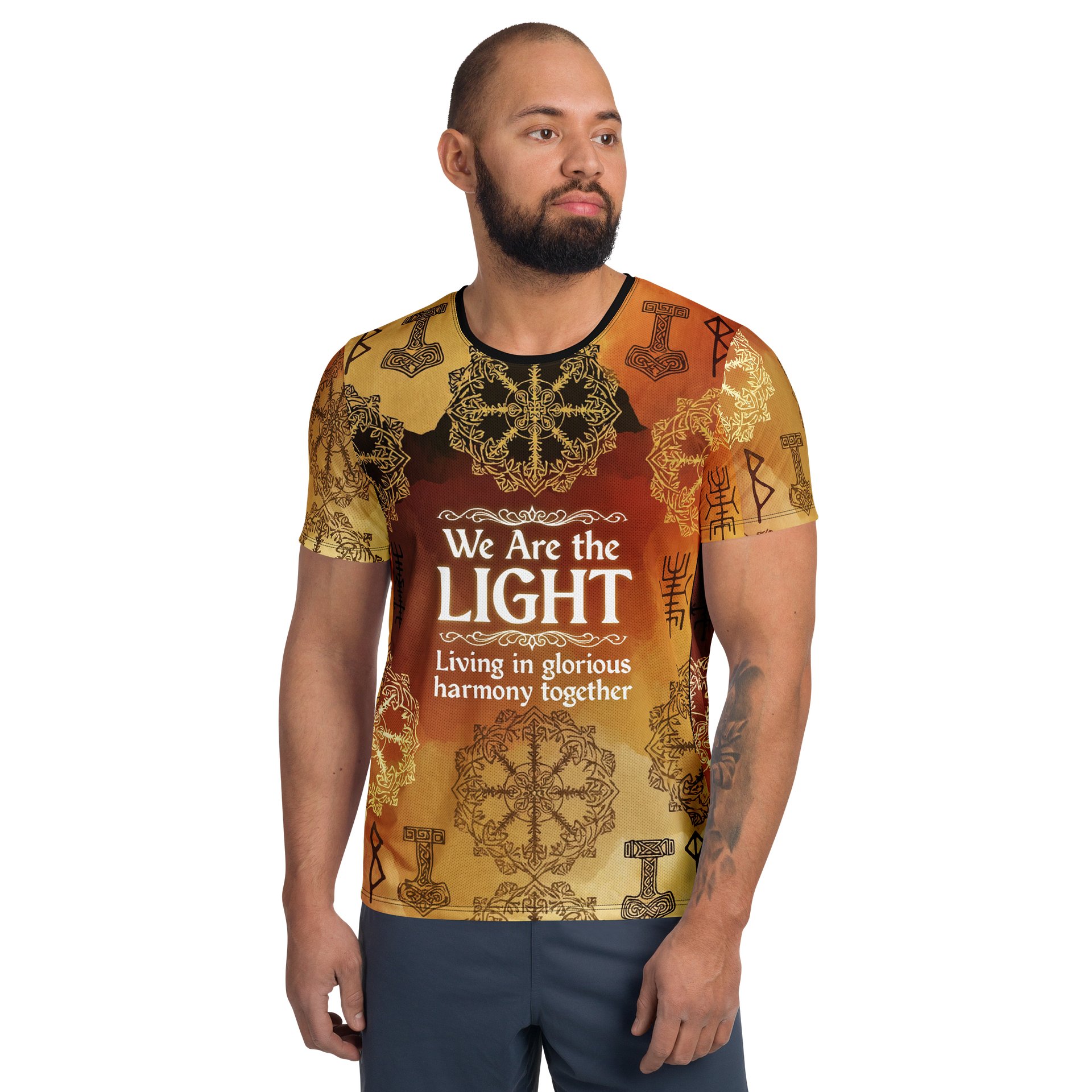 Norse Harmony All-Over Athletic Tee product image (1)