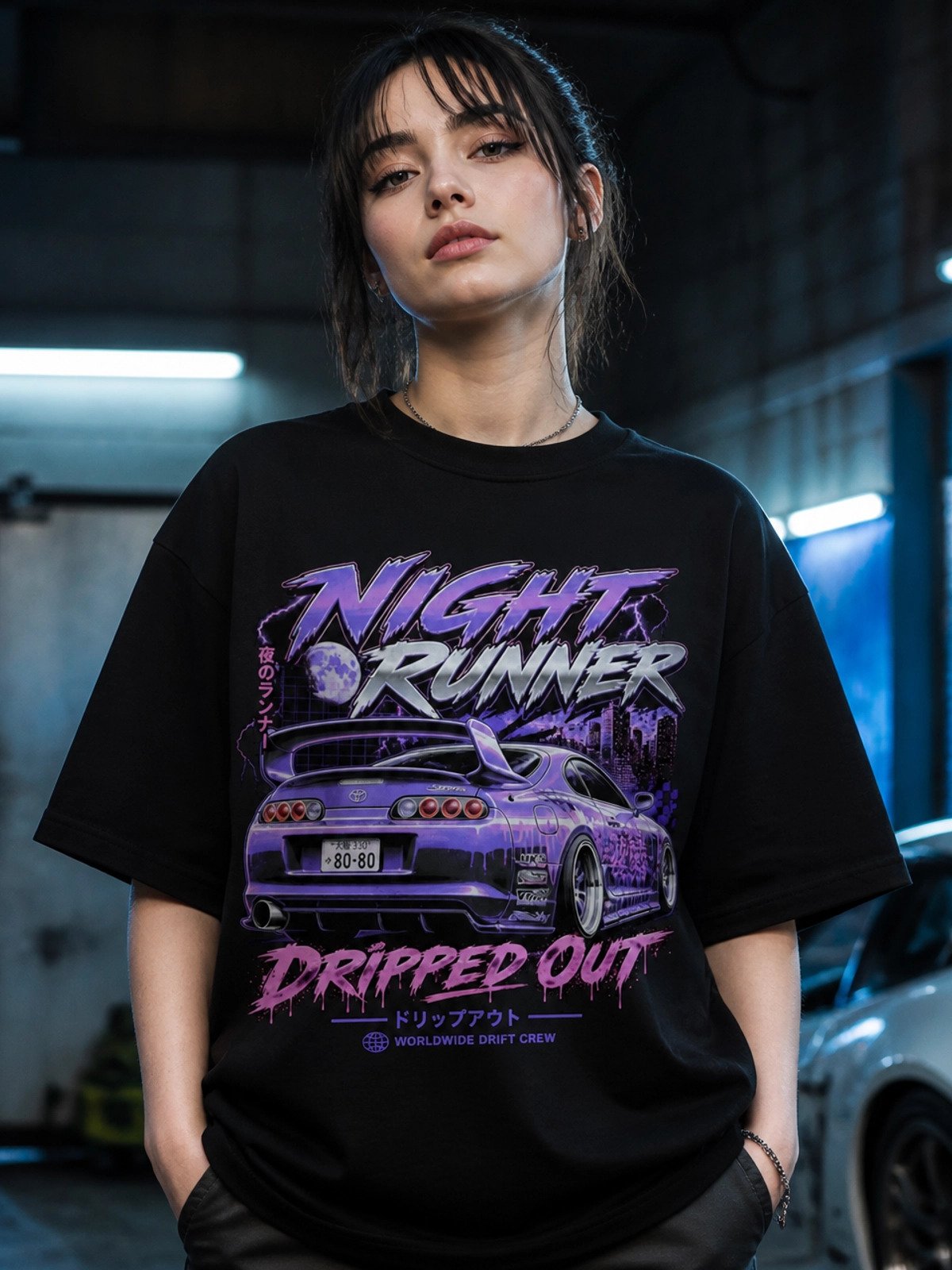 Night Runner JZA80 Supra Graphic Tee product image (1)