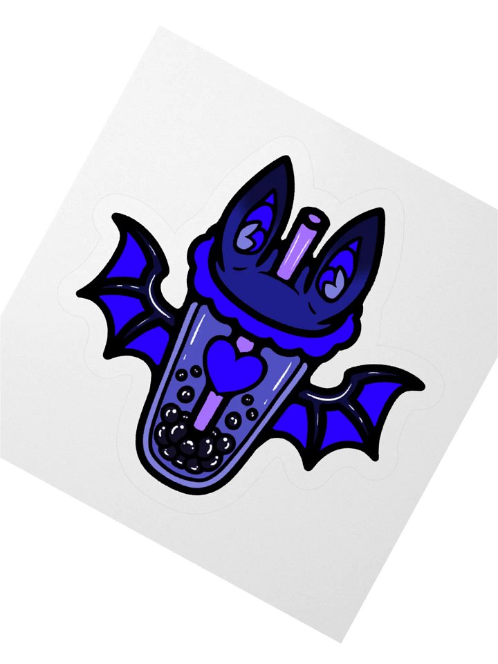 MatchaEXE Indigo Bobat Sticker product image (5)