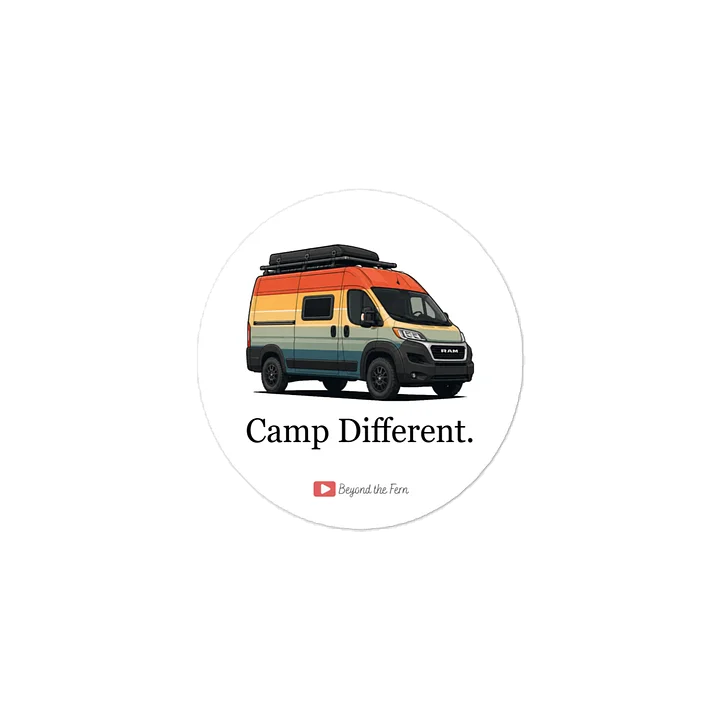 Camp Different. Sticker product image (2)