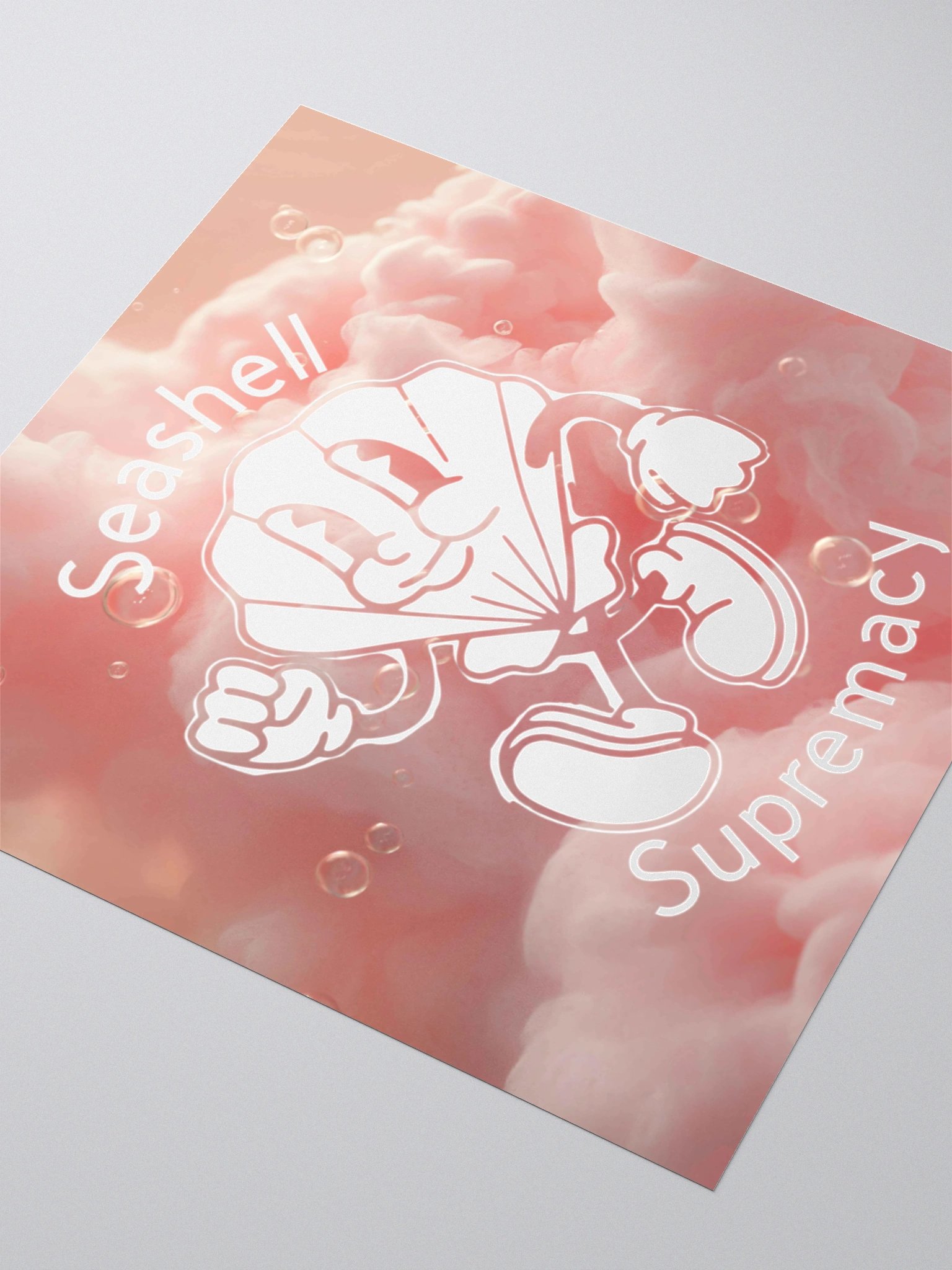 pink seashell sticker product image (7)
