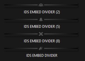 Fading Away Embed Divider Bars product image (1)