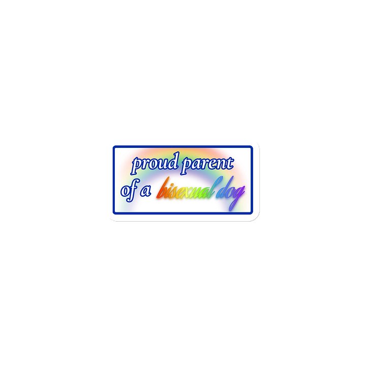 Proud Parent of a Bisexual Dog Magnet product image (1)