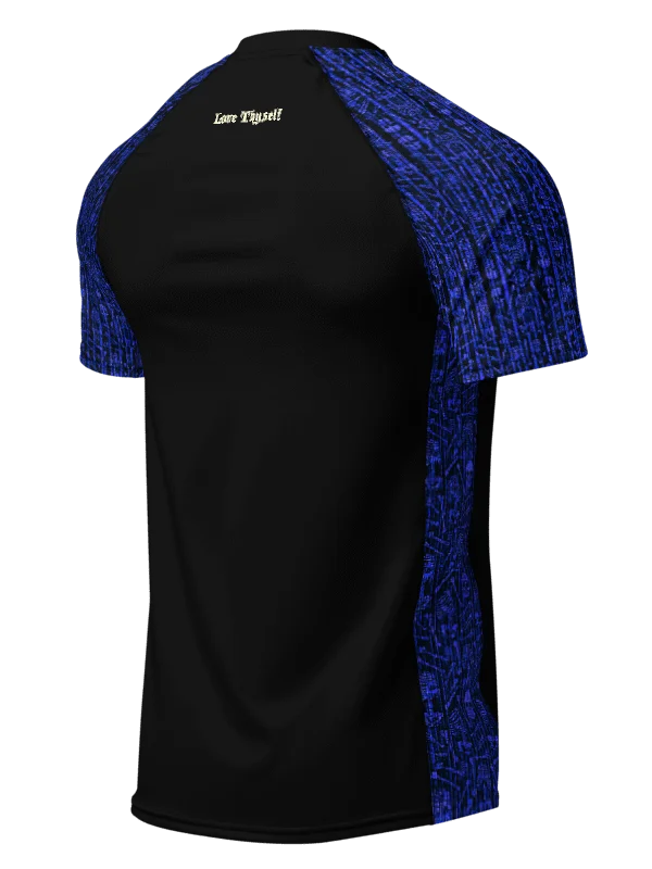 Blue Code Skeleton "Love Thyself" Hybrid Compression Tee product image (4)