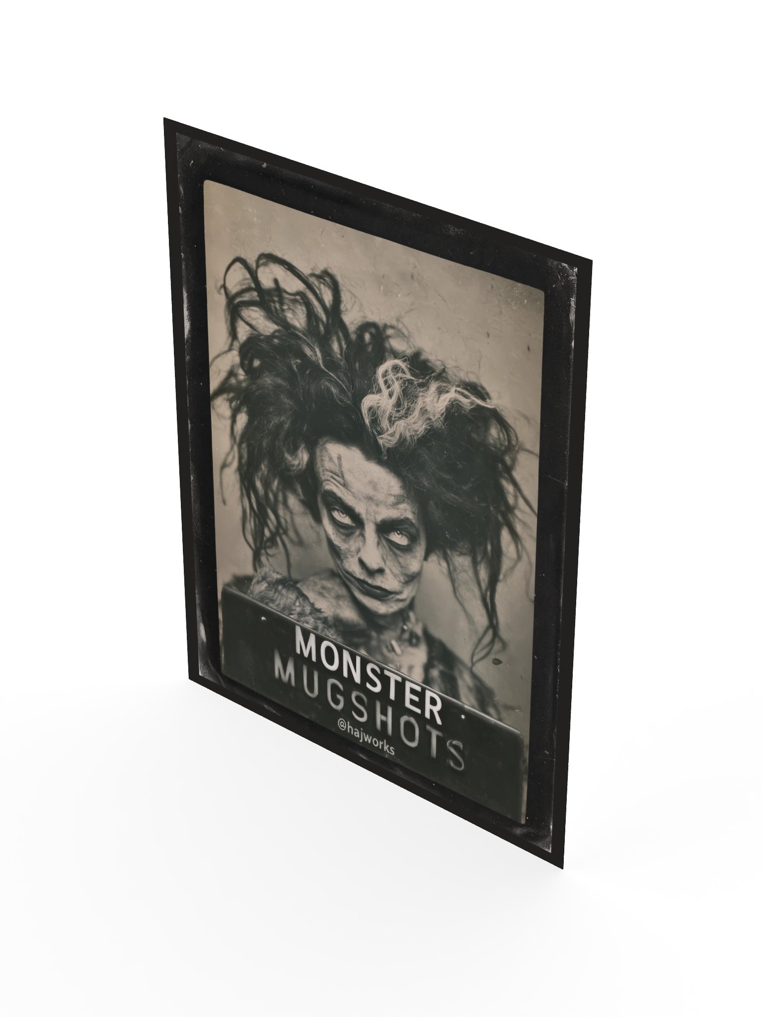 Monster Mugshots No. 008 — Matte Art Print product image (3)