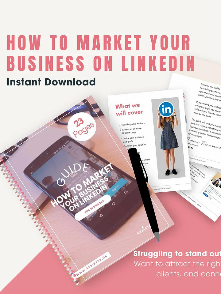 Ultimate How to market your business on LinkedIn guide product image (2)