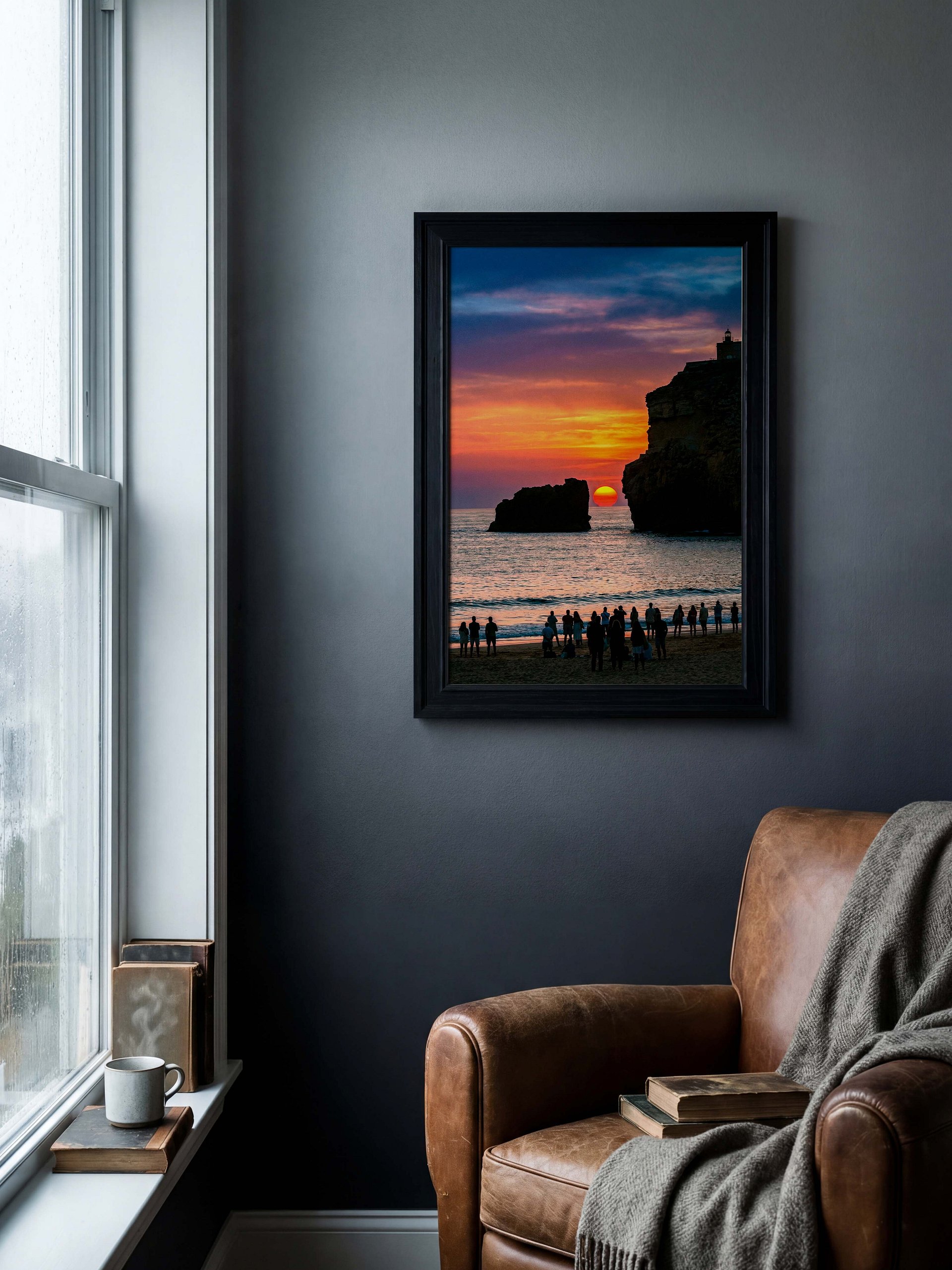 Where the Sun Meets the Ocean — Captured in Nazaré product image (2)