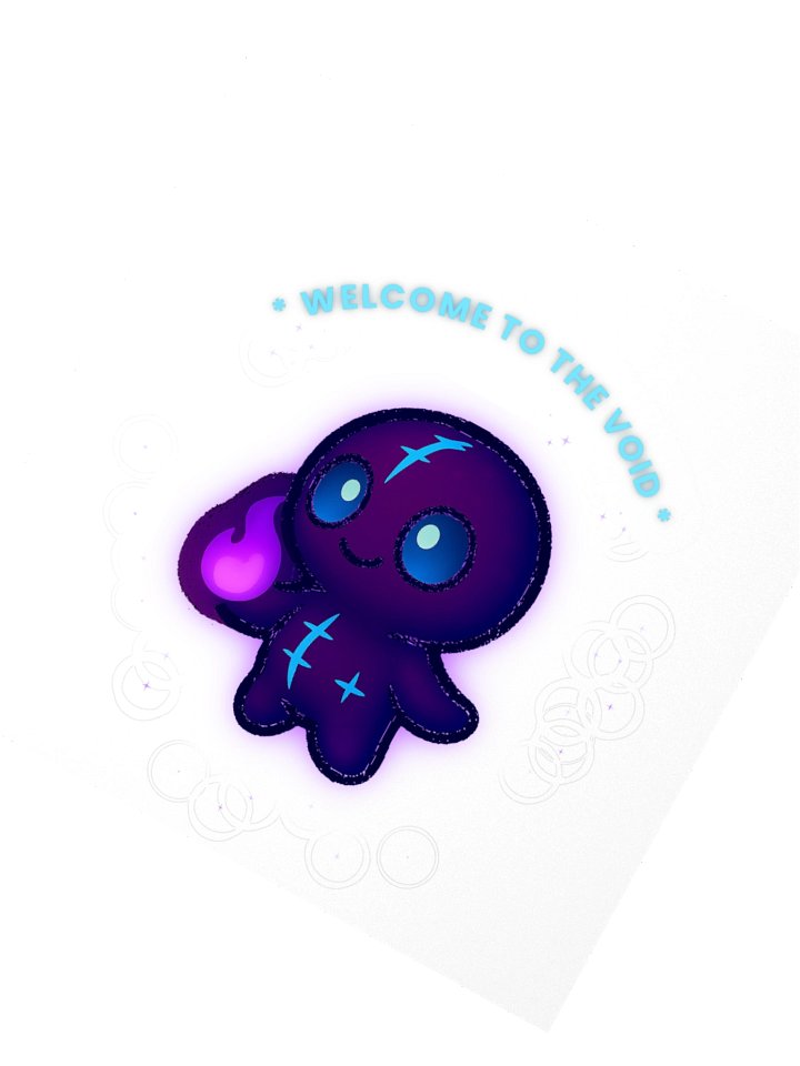 Void Flame Mascot — Kiss‑Cut Sticker product image (8)