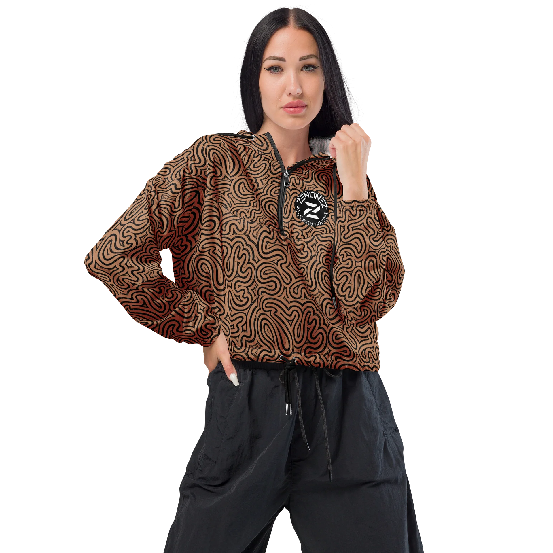 Conga Line Cropped Windbreaker product image (1)