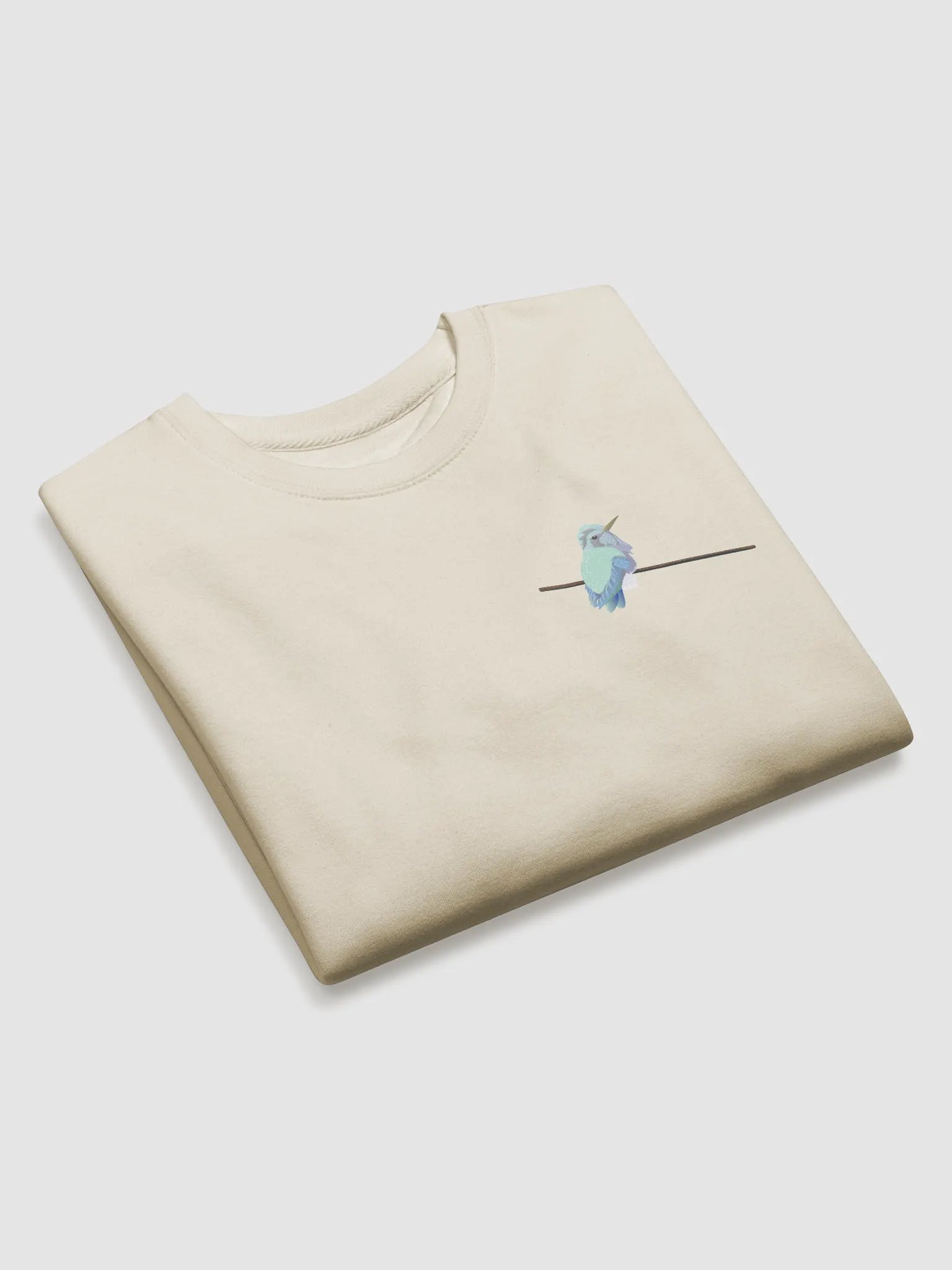 Geometric Blue Bird Sweatshirt product image (14)