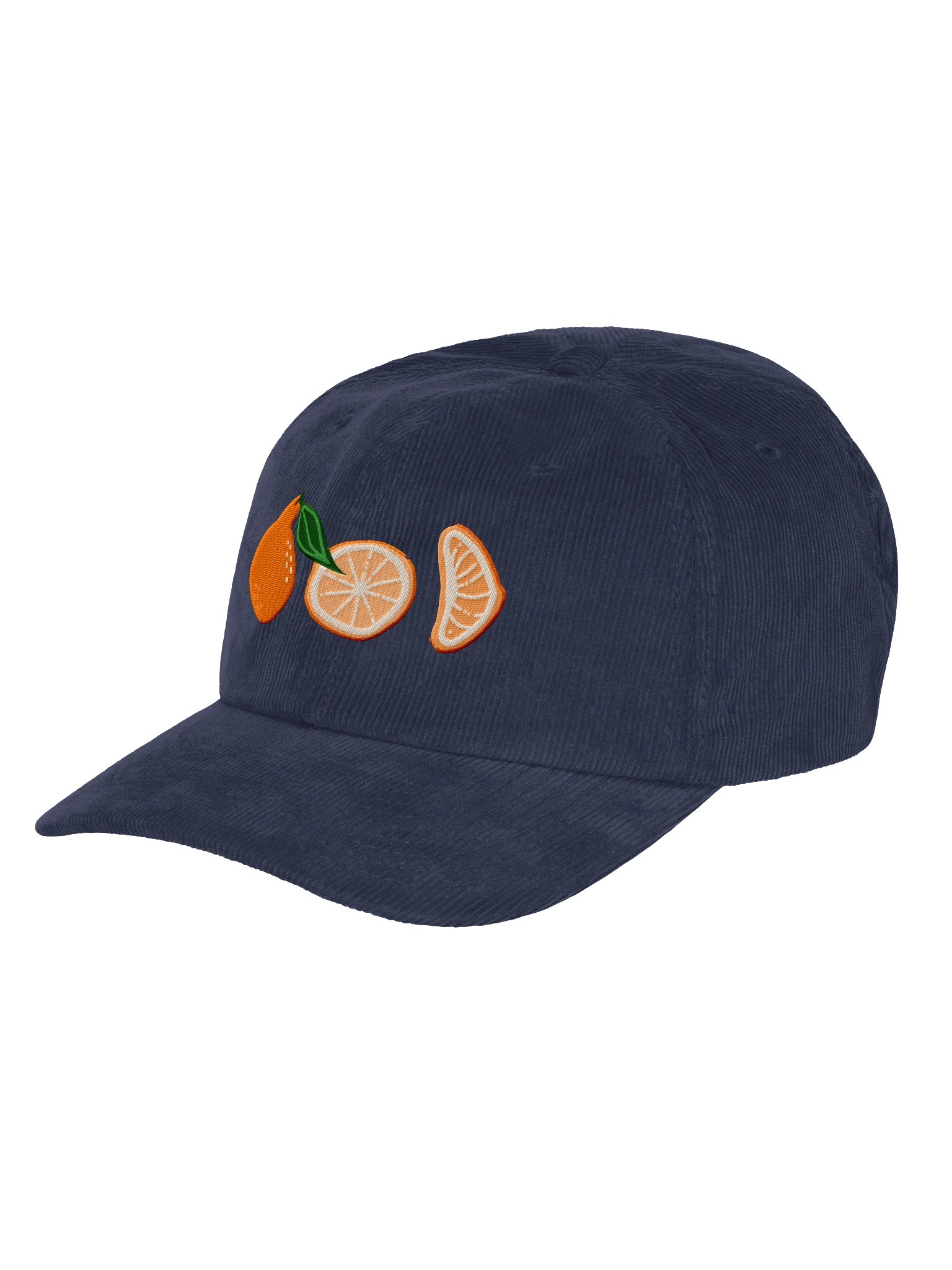 Embroidered Corduroy Oranges Cap product image (2)