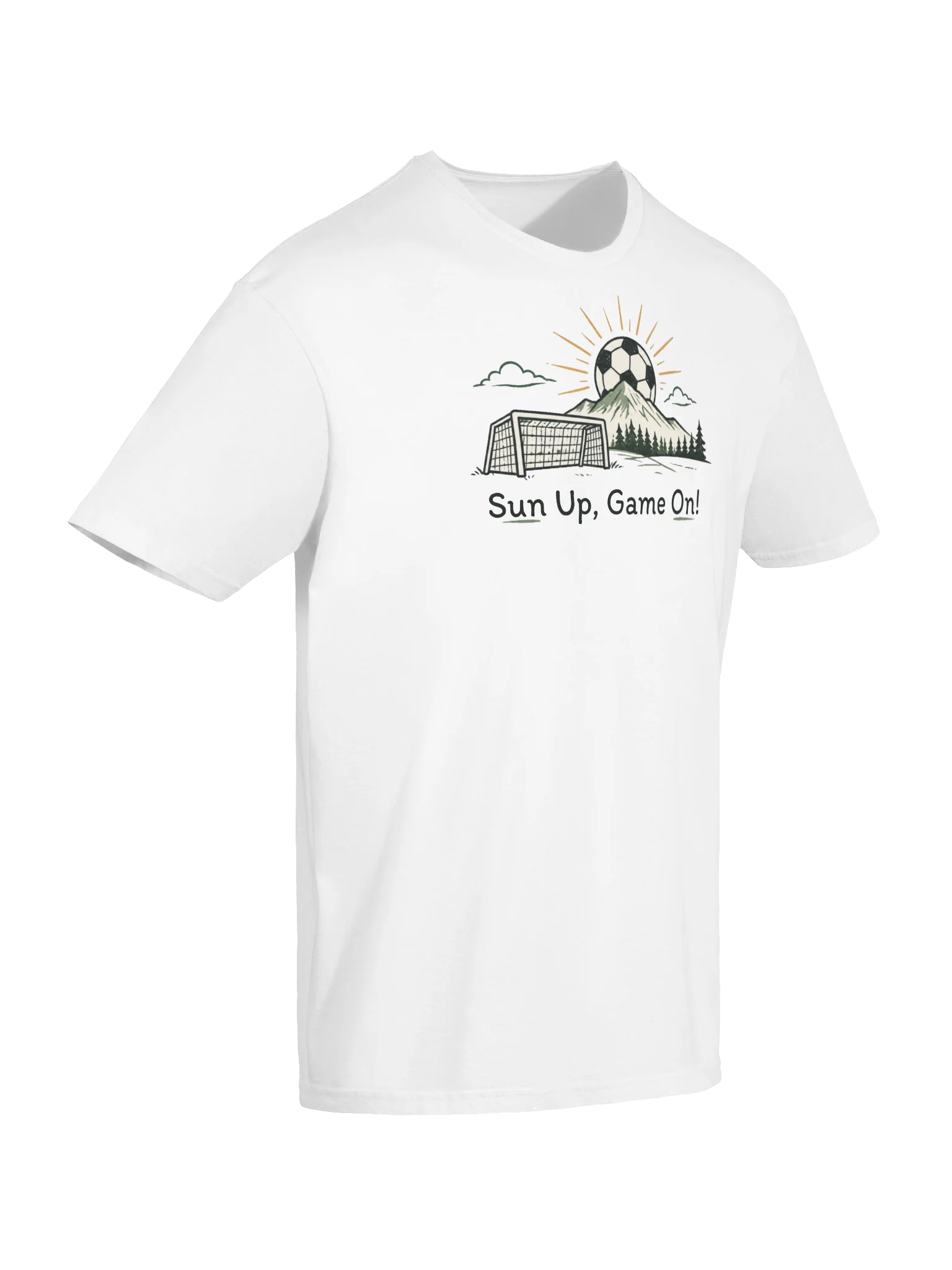 Sun Up, Game On Soccer Tee product image (6)