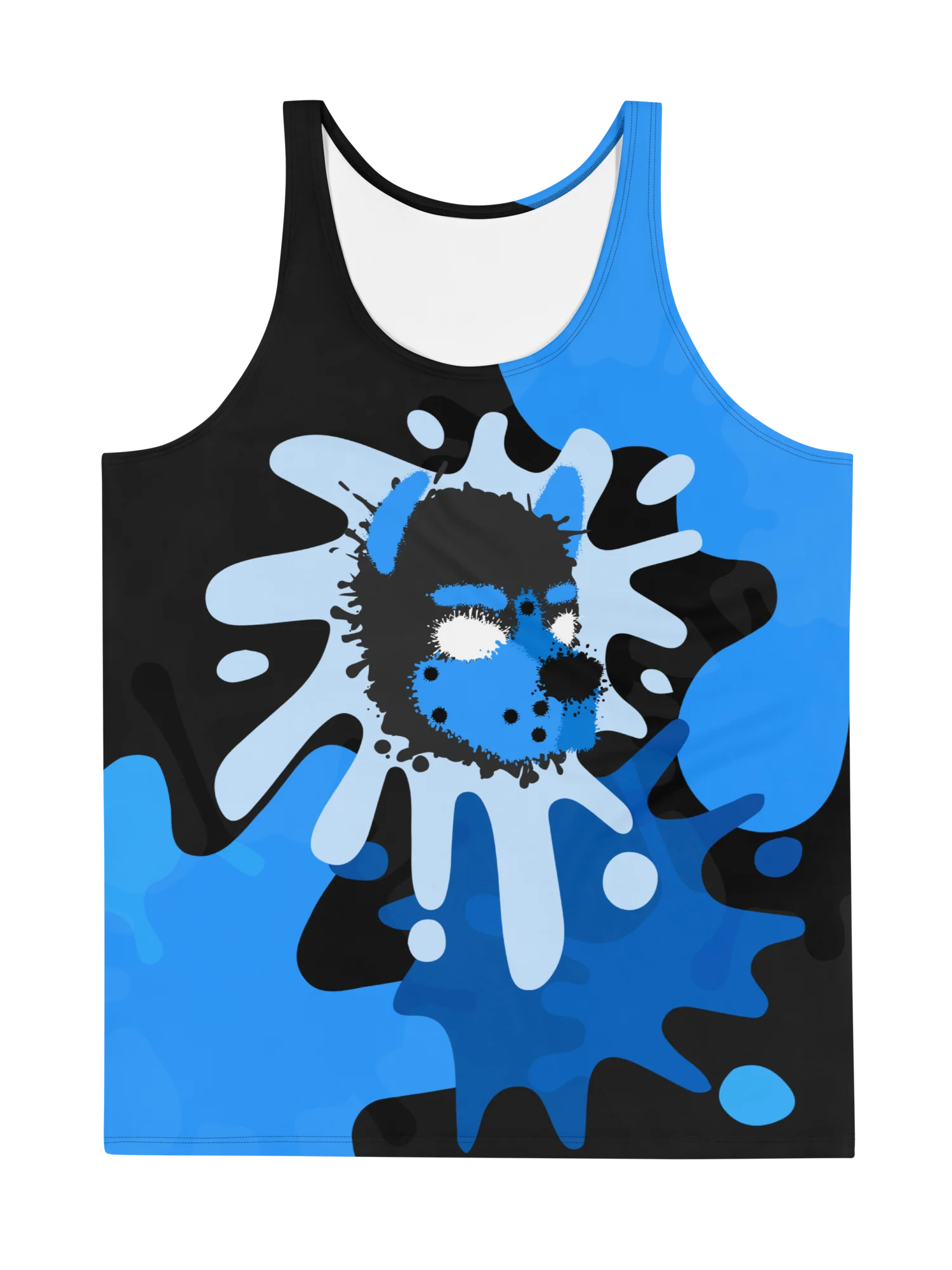 Dark Chaos Splatter Tank - Blue product image (1)