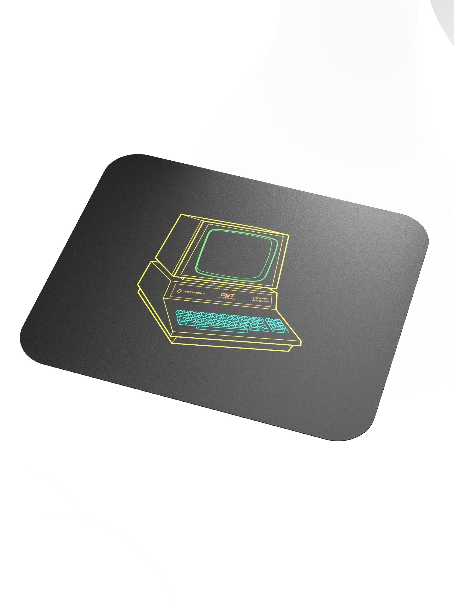 Black Commodore PET Computer Line Art Mouse Pad product image (3)