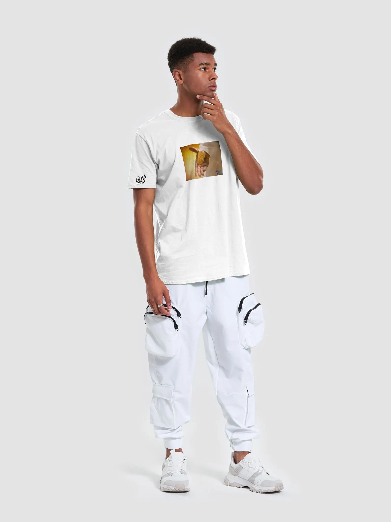 ScribbleCheeks White Tee product image (5)