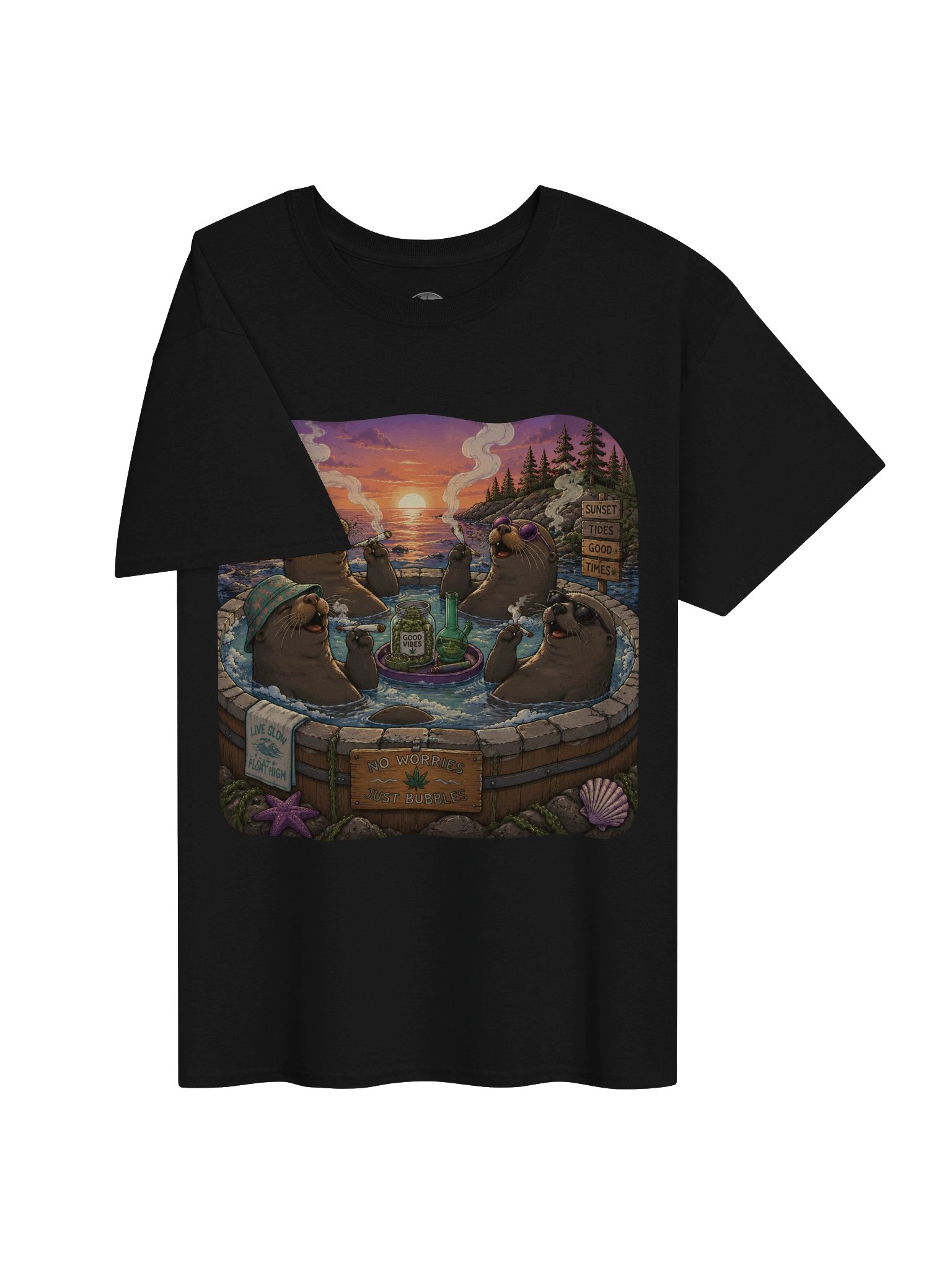 Stoned Sea Lions Graphic Tee product image (3)