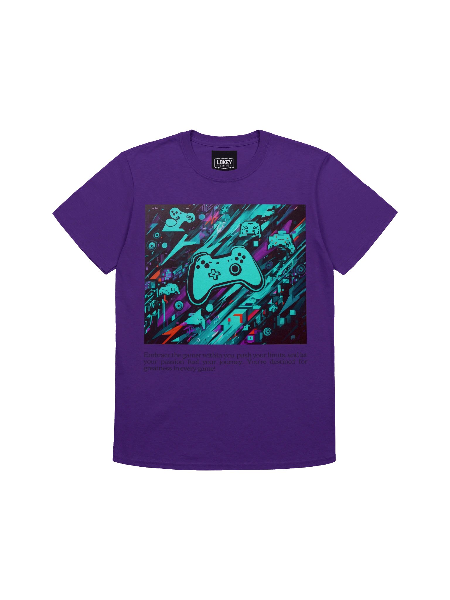 Pixel Power Play T-Shirt Version II product image (1)