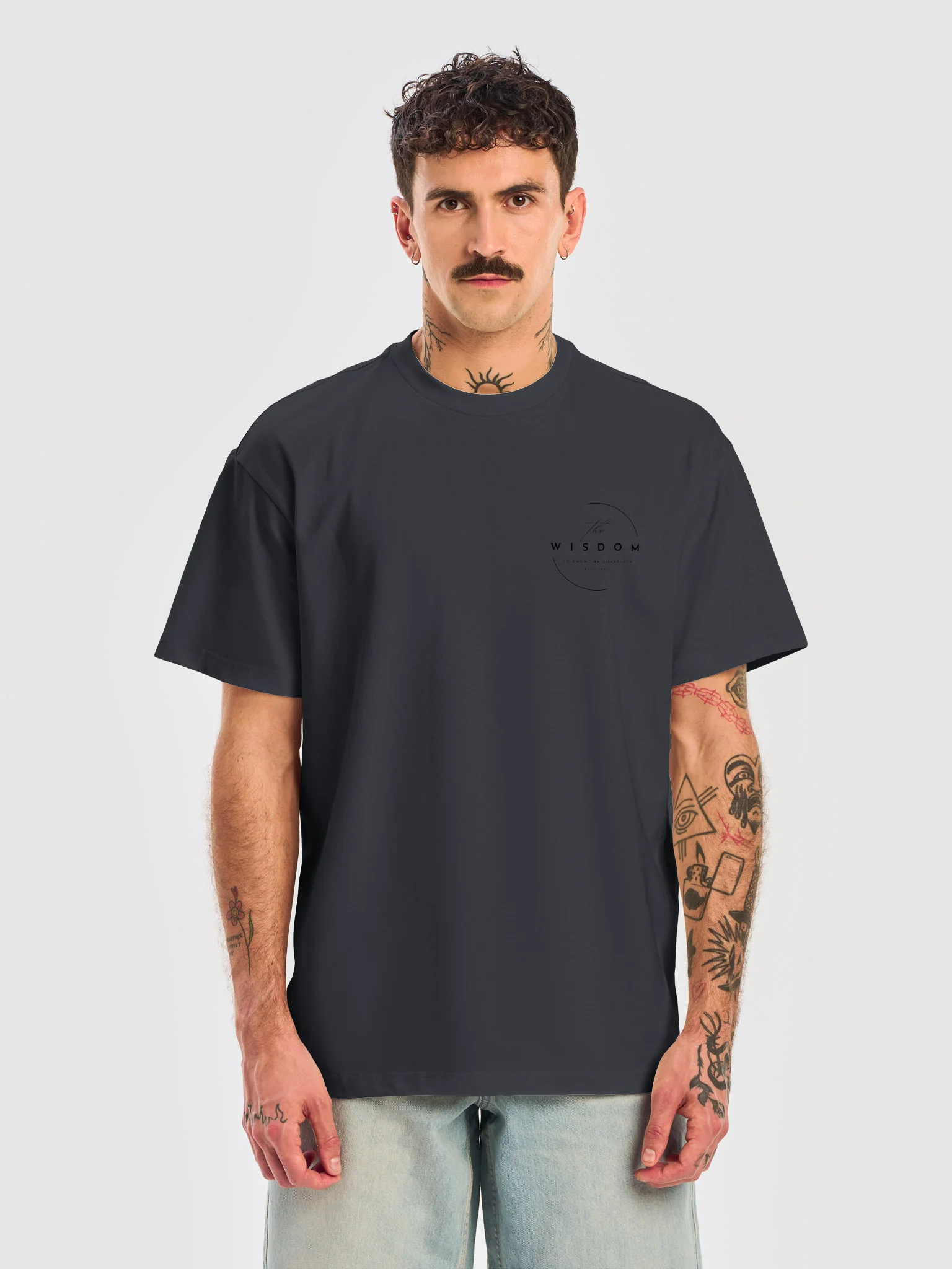 Undecided collection - Wisdom - Minimal Black Box Tee product image (2)