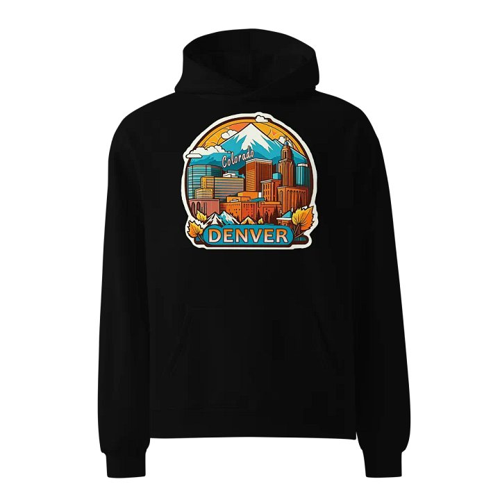 Denver - Colorado Retro Fall Cityscape Hoodie product image (1)