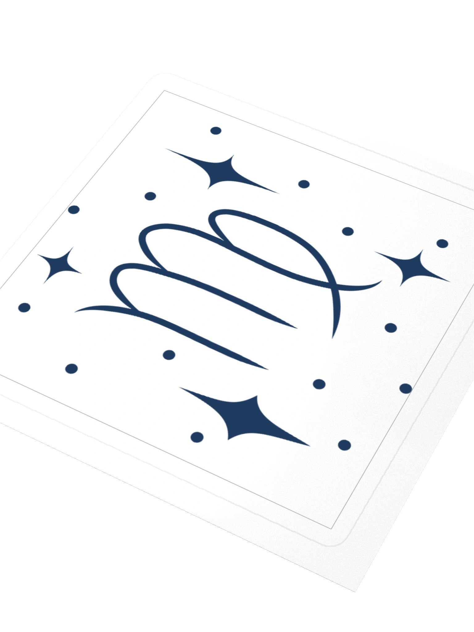 Virgo Zodiac Sticker — Cursive Star Sign Symbol Design product image (3)