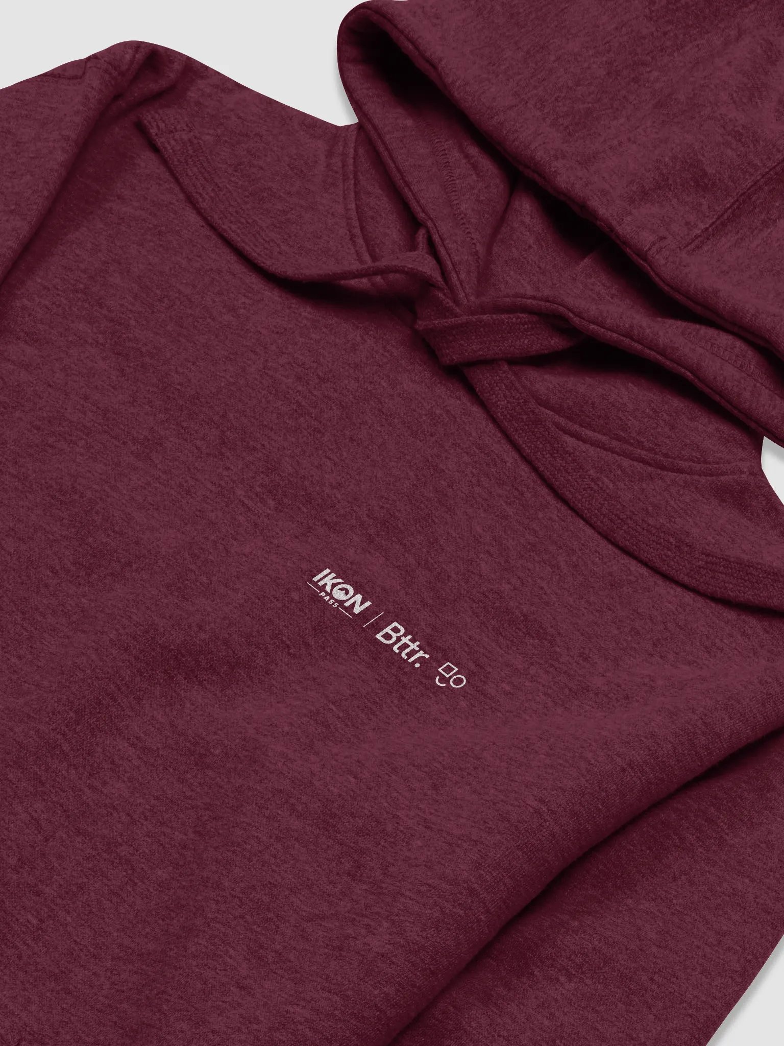 Ikon x Bttr Hoodie Maroon product image (3)