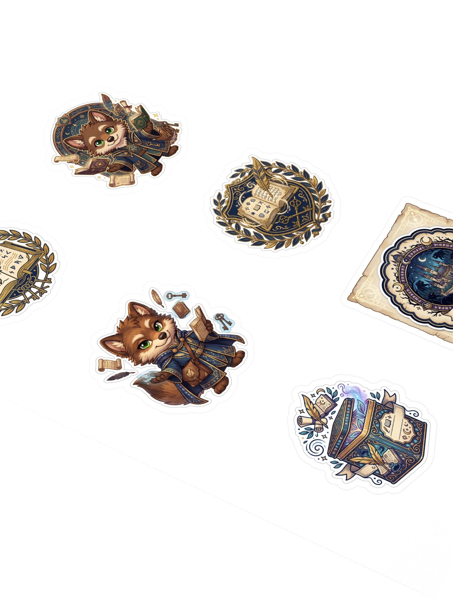 Roscoe – House of Elderquill Sticker Sheet product image (2)