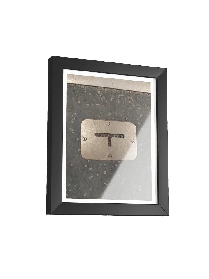 Little Helmet Face - Framed Matte Poster product image (7)