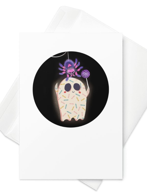 Little Ghost and the Pet Spider - Greeting Card product image (5)