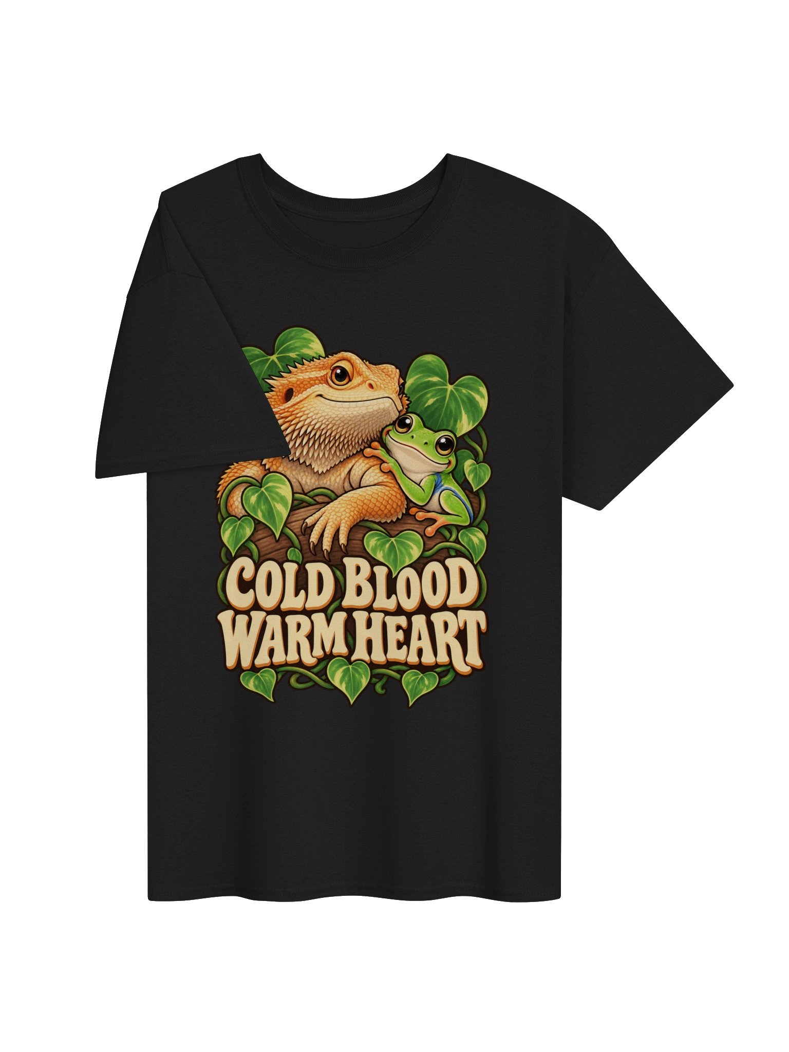 Cold Blood Warm Heart Reptile and Frog T-Shirt product image (3)