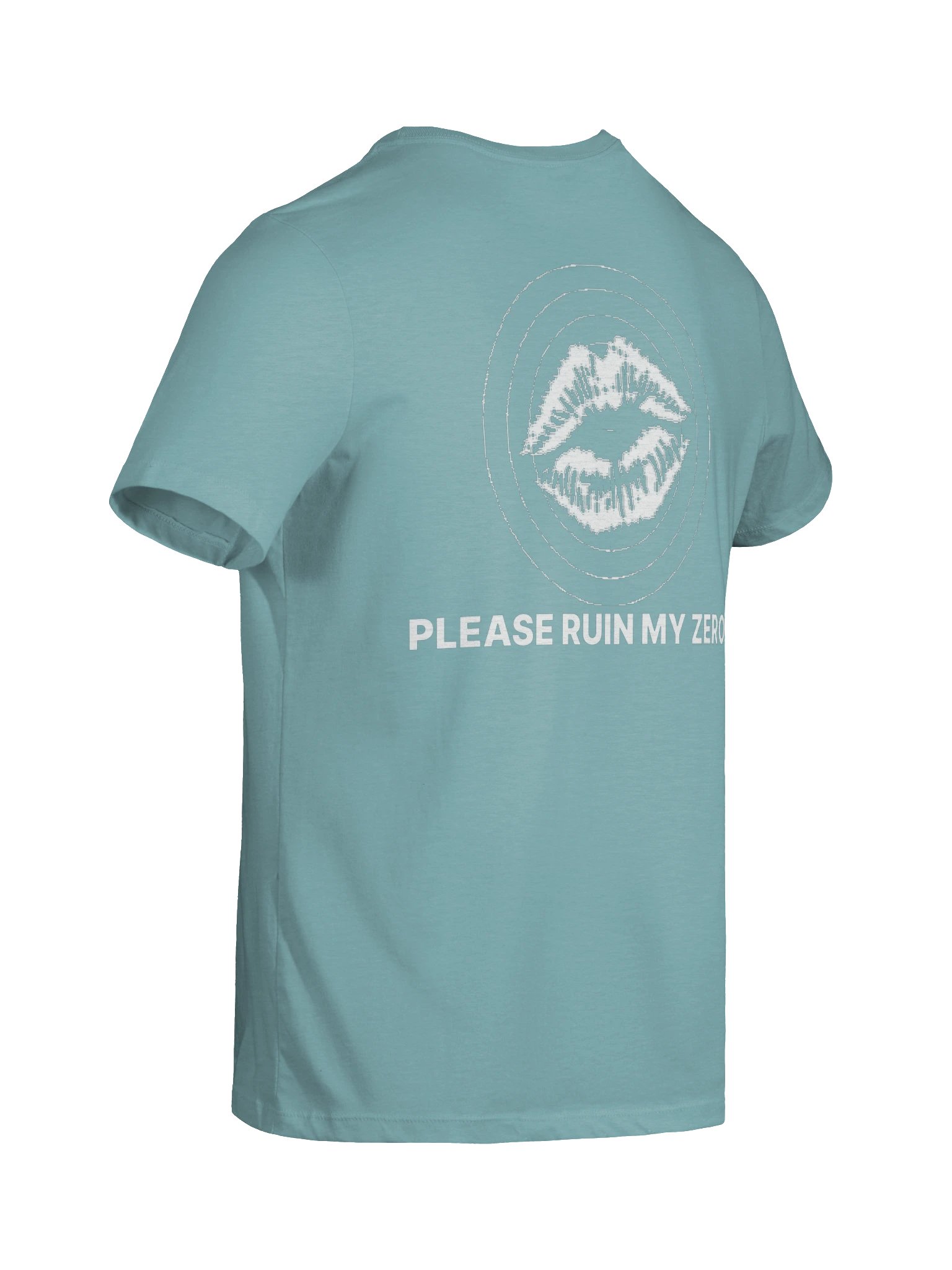 No ShopCo Women's Heather Blue Lagoon Tee - White Artwork product image (10)