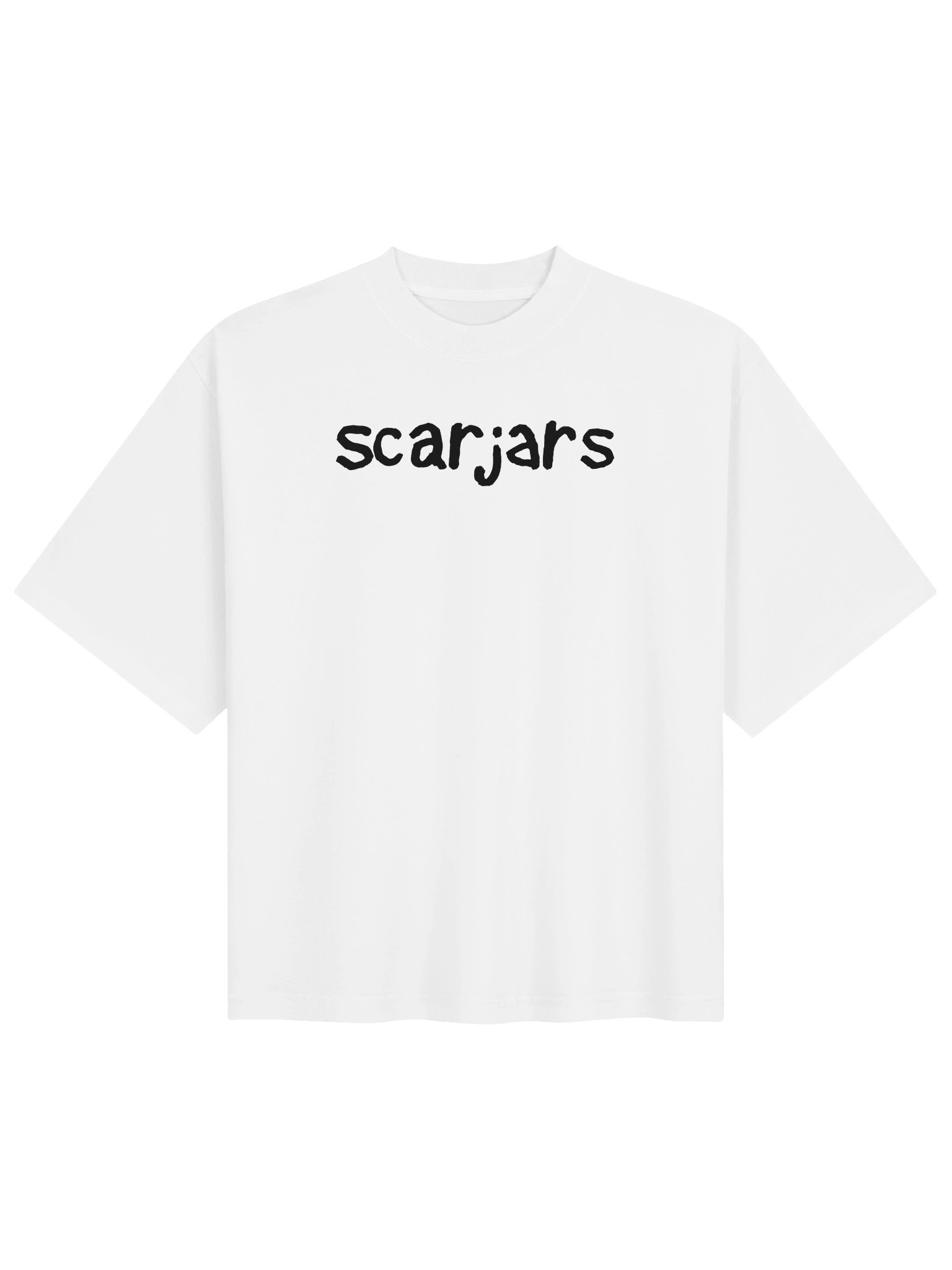 scarjars logo tee (white) product image (1)
