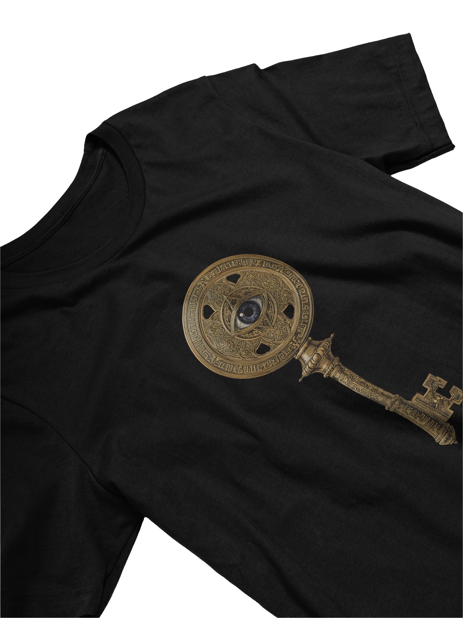 The Gatekeeper’s Key Classic T-Shirt – Front & Right Shoulder Print | Bella+Canvas 3001 product image (3)